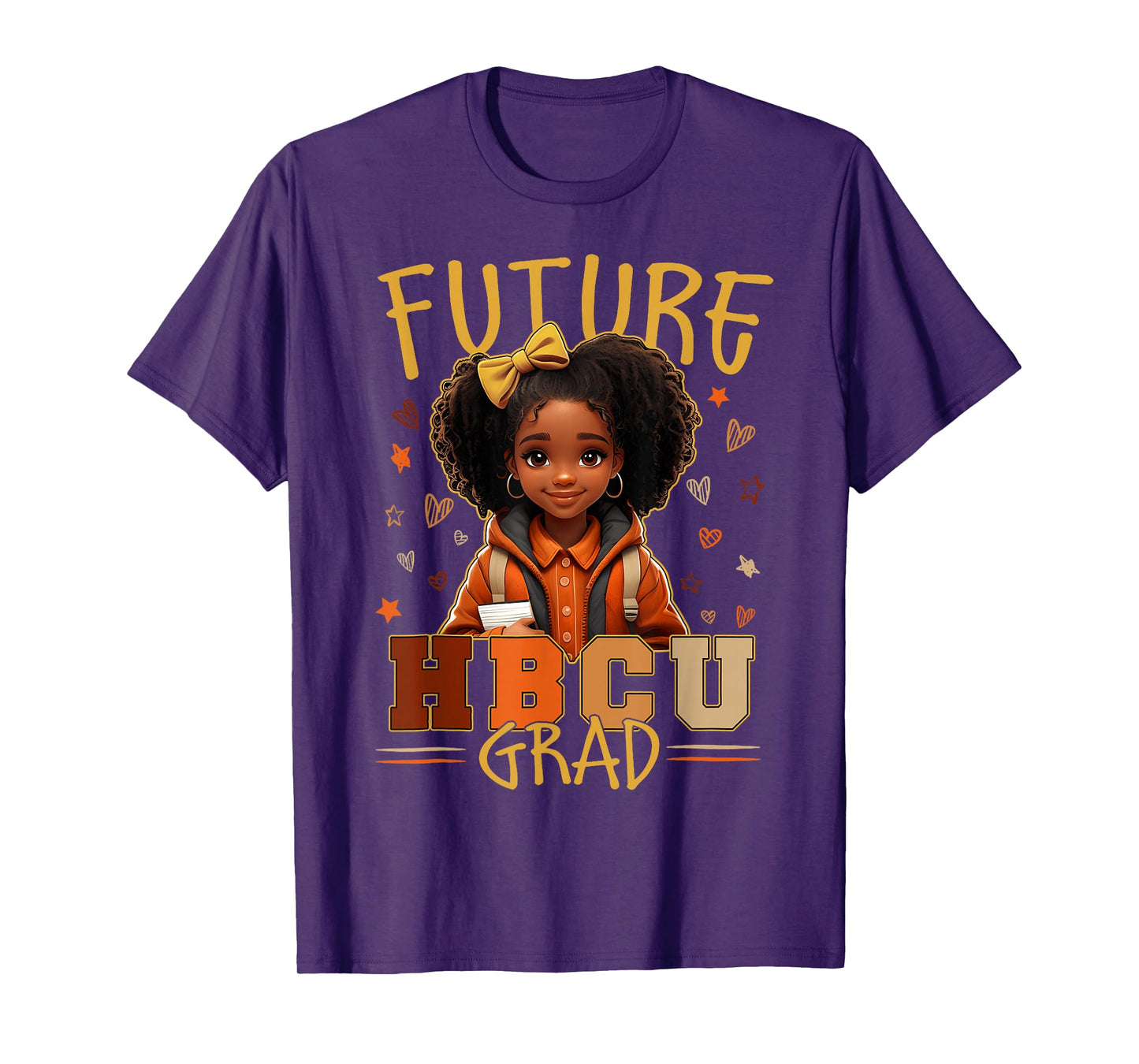 Black Girl Future HBCU Graduate Afro College Graduation Kids T-Shirt