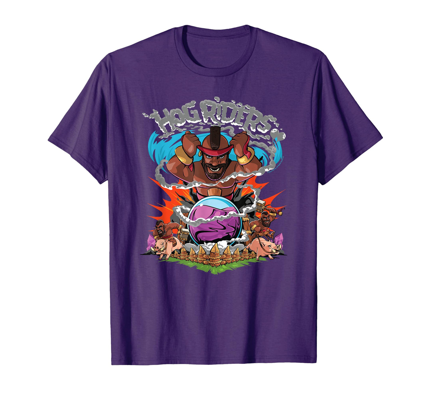 Clash of Clans Hog Riders Charging Into Battle T-Shirt
