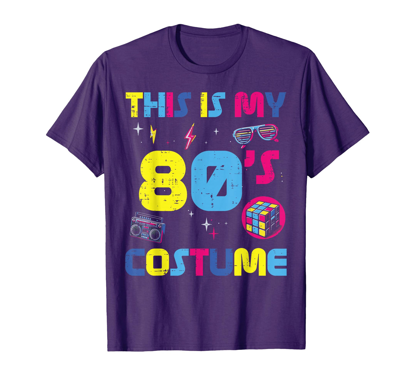 This is My 80s Costume Retro Men Women Kids T-Shirt