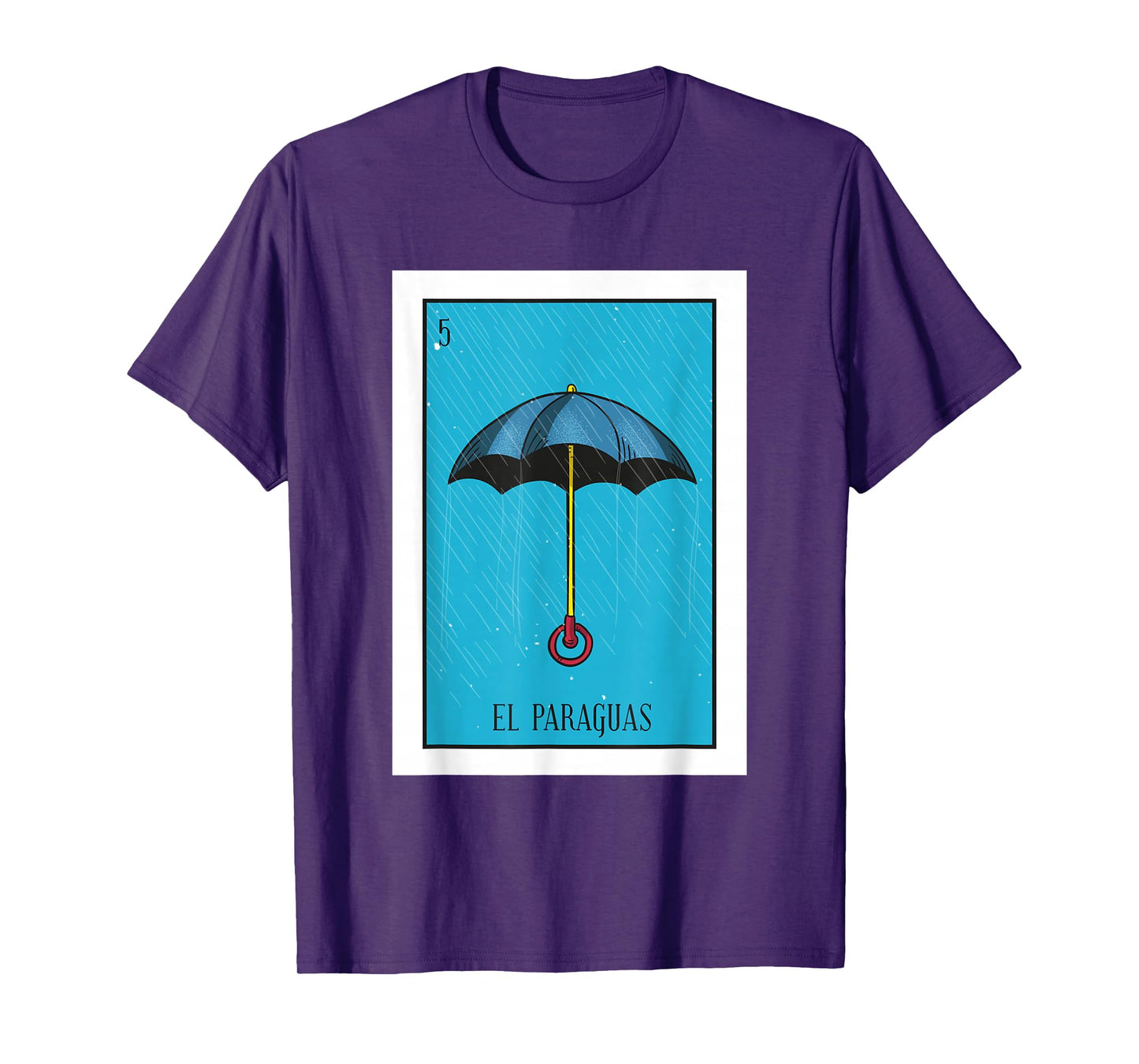 El Paraguas Lottery Gift The Umbrella Card Mexican Lottery T-Shirt
