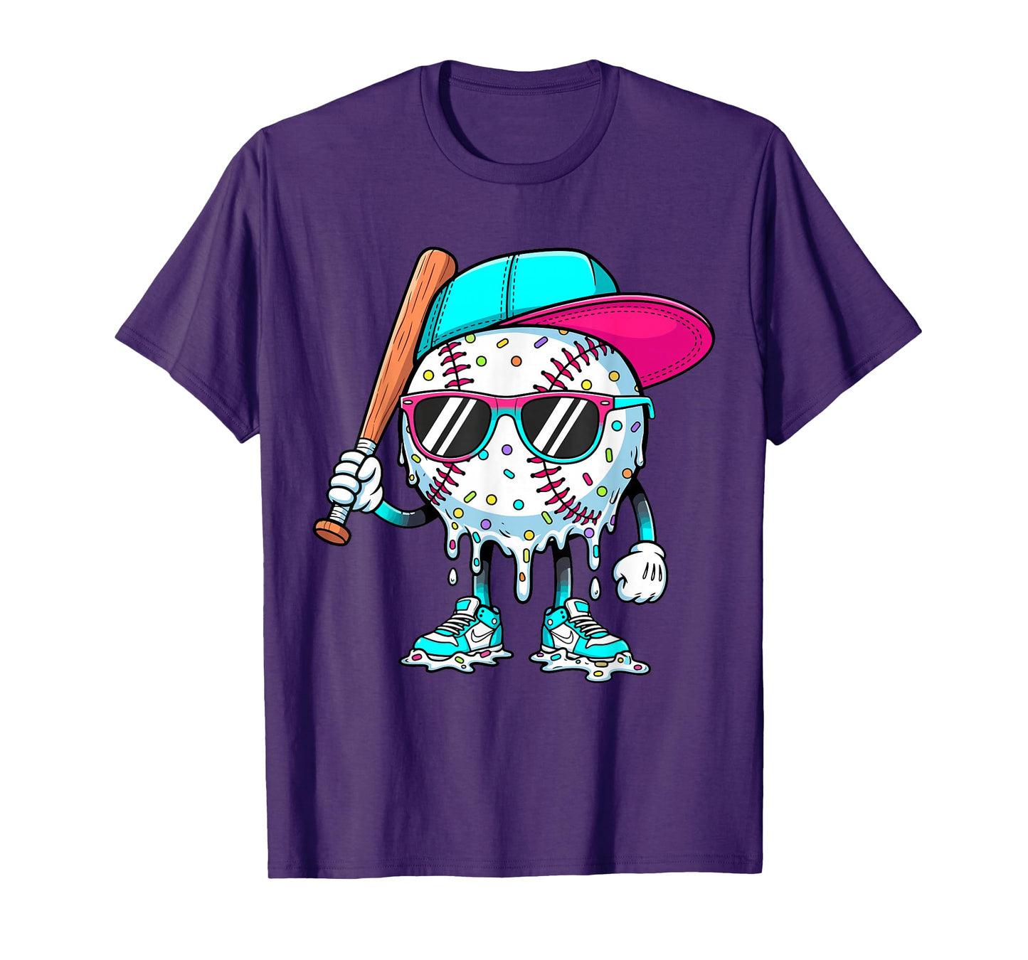 Baseball Lifestyle 101 Apparel Youth Baseball Drip Icecream T-Shirt