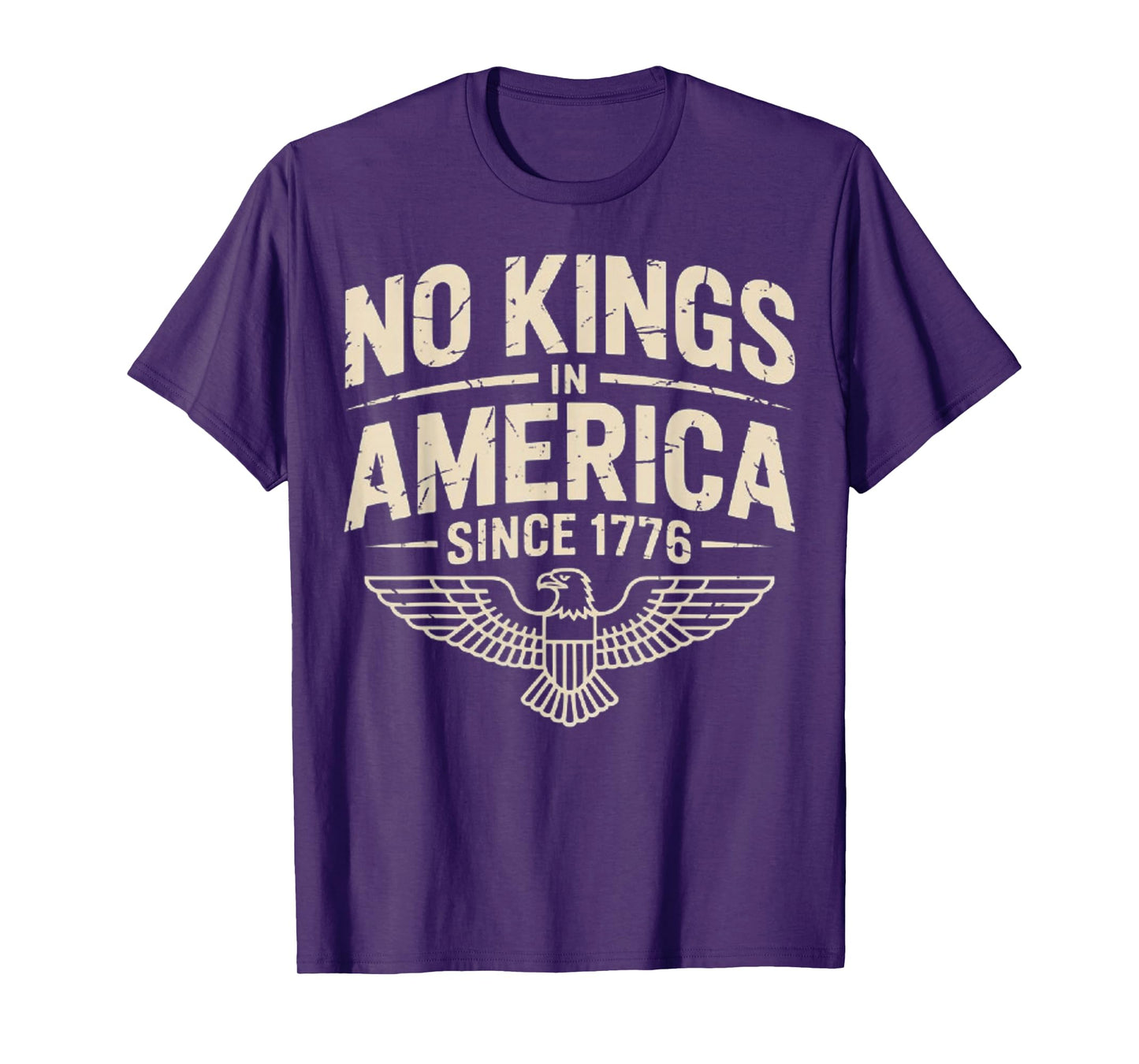 No Kings in America USA Since 1776 T-Shirt