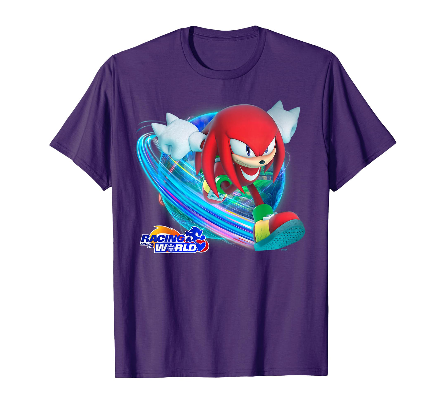 Sonic the Hedgehog - Racing Around the World Knuckles T-Shirt