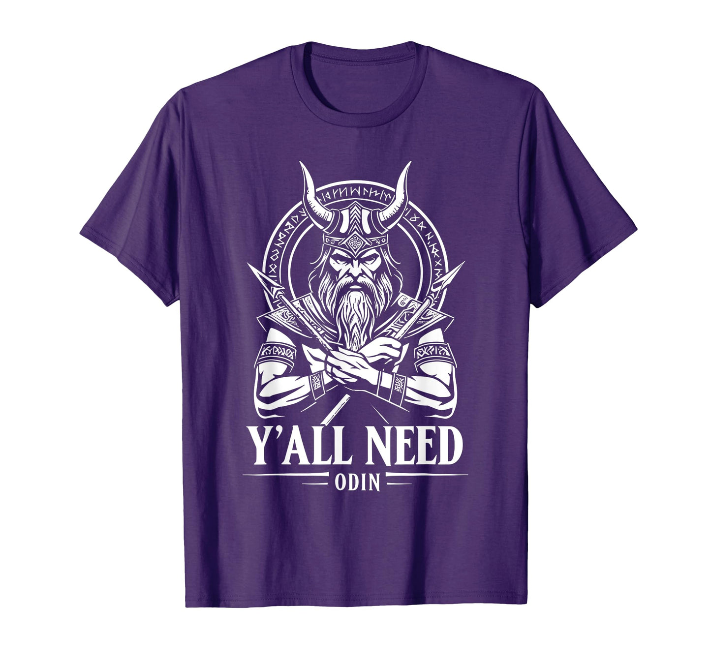 Y'all Need Odin Viking Norse Runes Pagan Valhalla T-Shirt