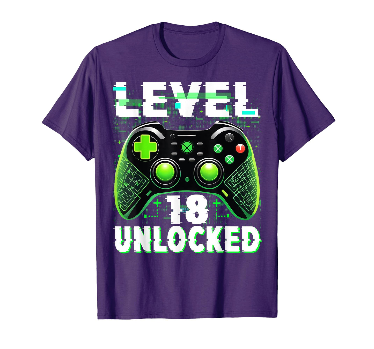 Level 18 Unlocked Shirt Funny Video Gamer Geek 18th Birthday T-Shirt