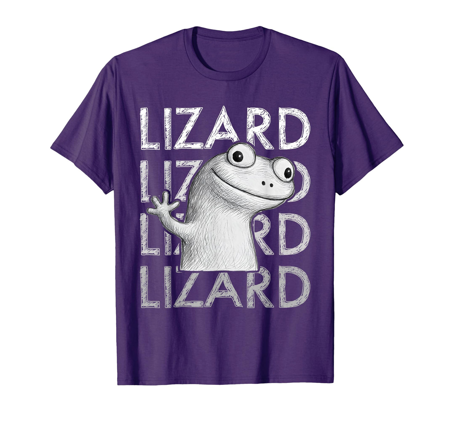 Funny Weirdcore Lizard Lizard Lizard Meme Animal T-Shirt