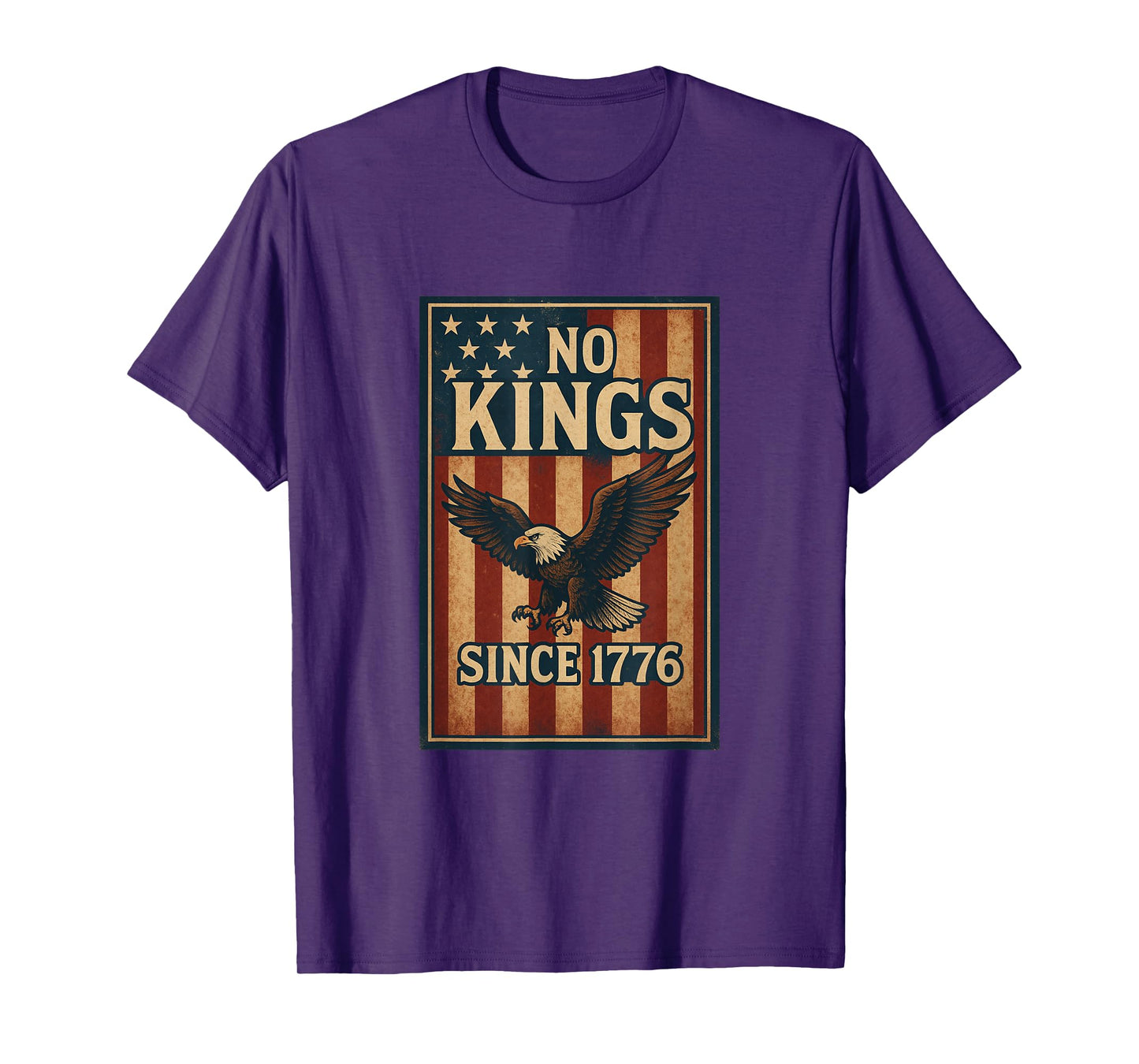 No King Since 1776 Patriotic Freedom Shirts Men Women Gifts T-Shirt
