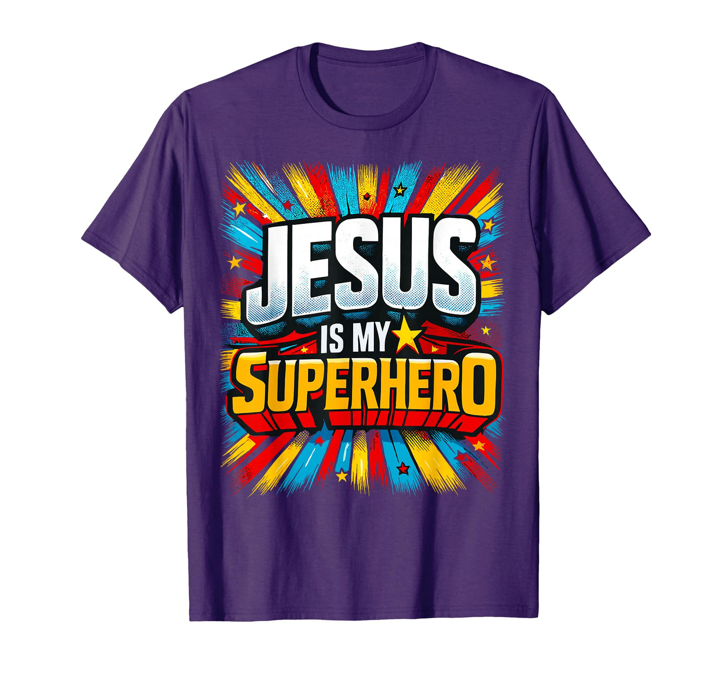 Jesus is My Superhero Christian T-Shirt