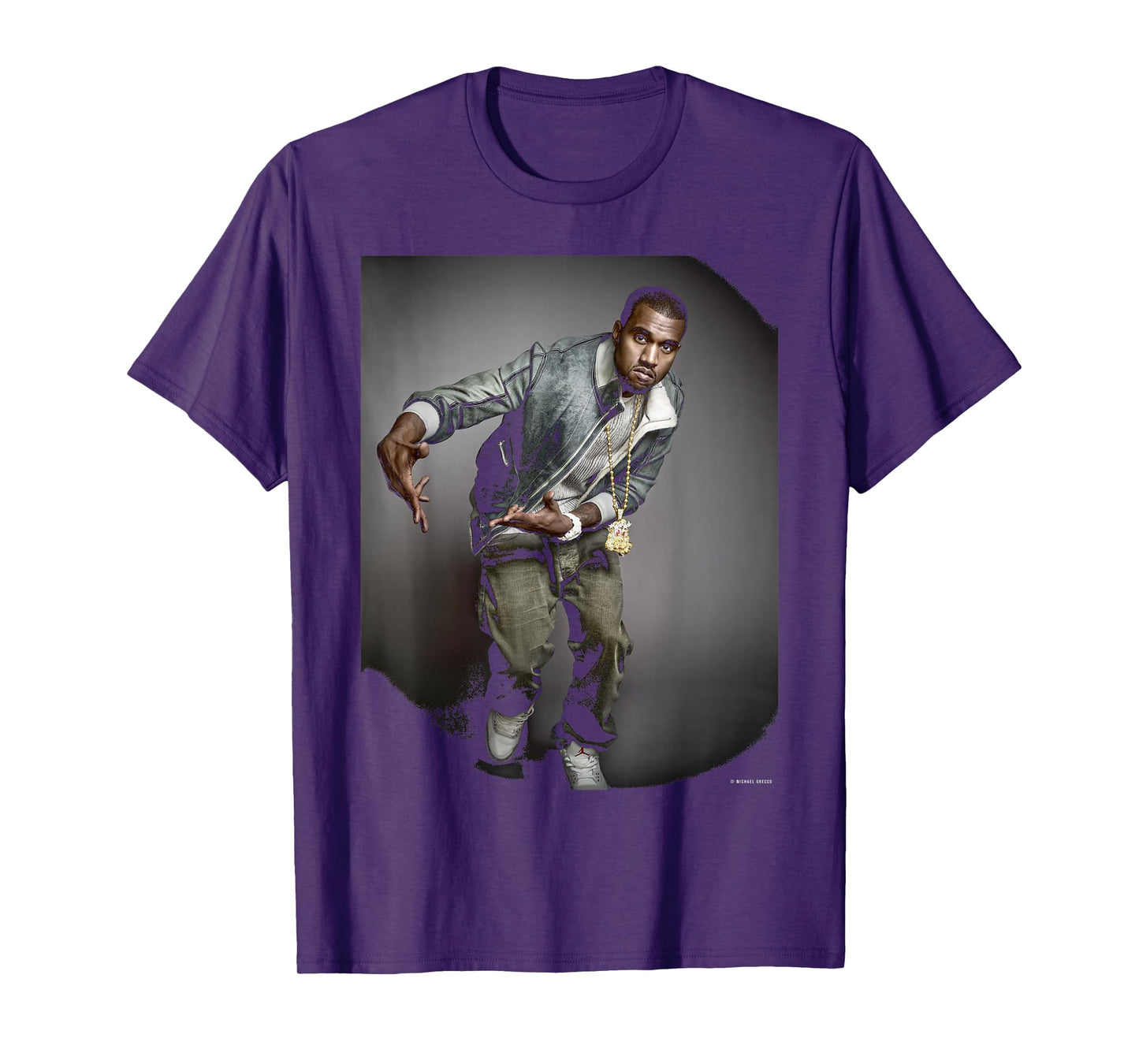 Artist Kanye West LA Photo by Michael Grecco T-Shirt