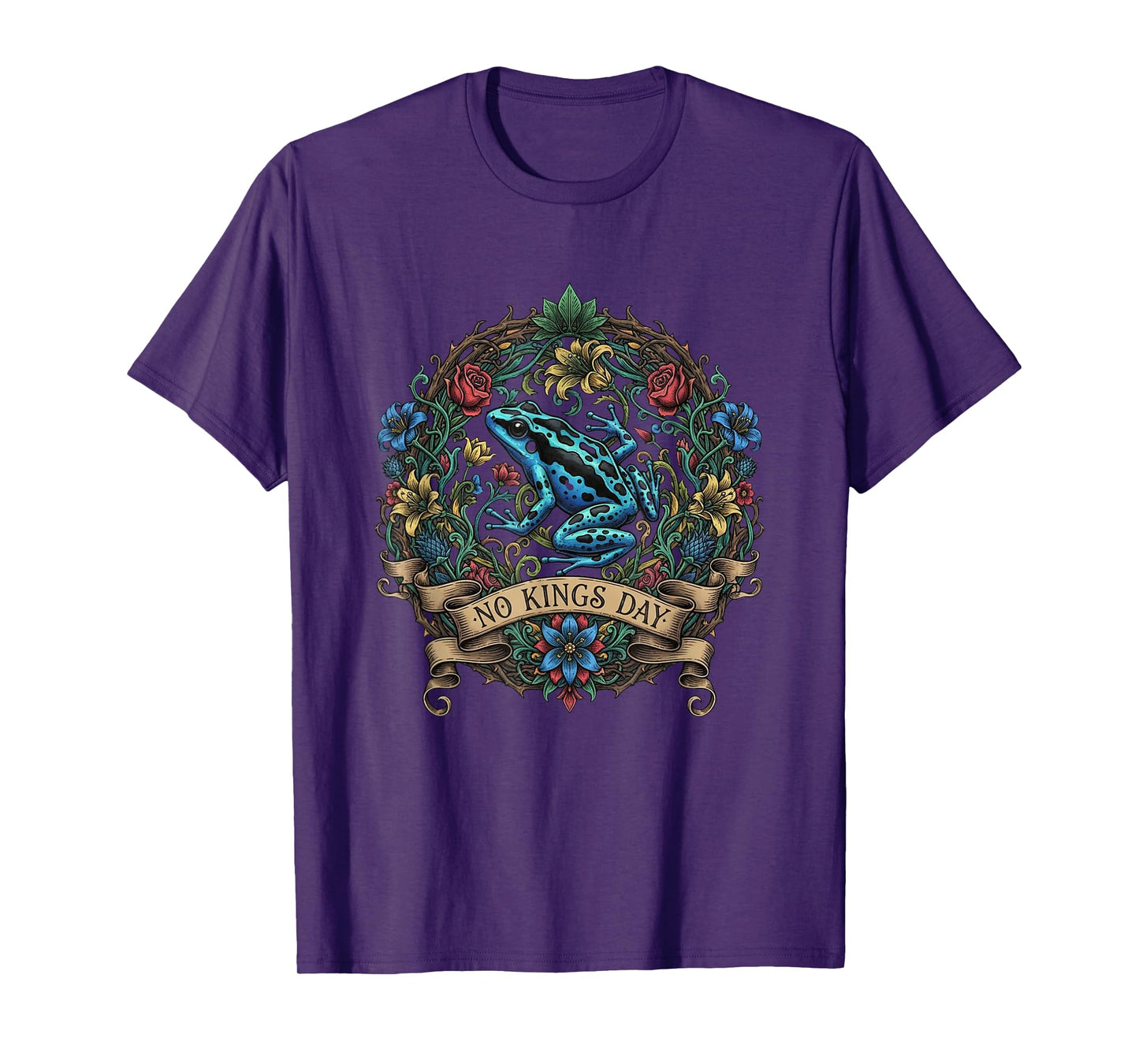 No Kings Day Portland Shirt Frog Protest T-Shirt