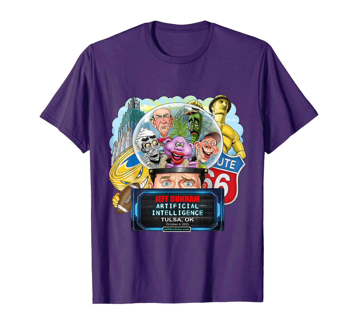Jeff Dunham Tulsa, OK (2025) T-Shirt