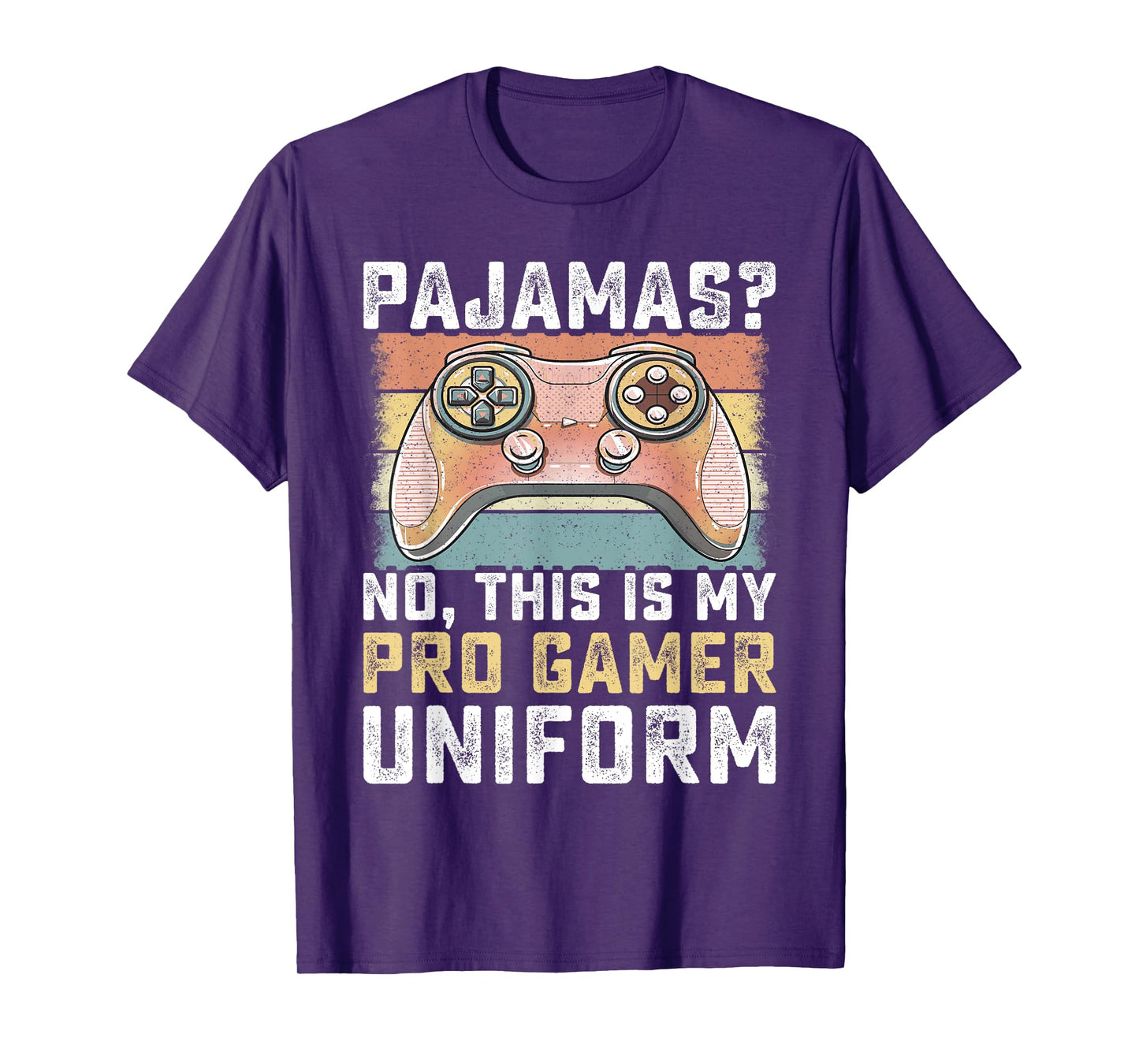 Pajamas No Pro Gamer Funny Video Games Boys Teens Gaming T-Shirt