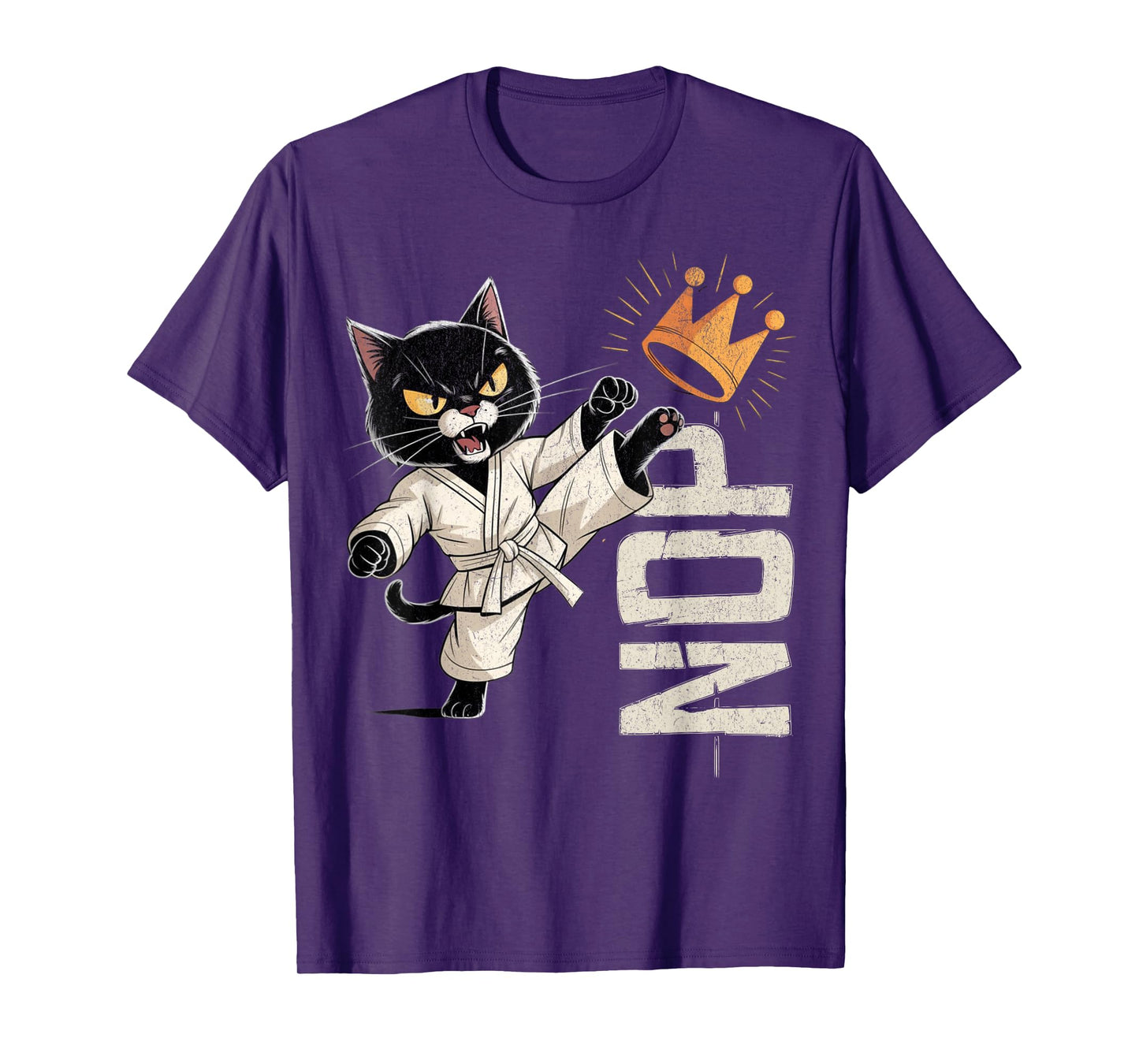 No Kings In America Funny Cat USA Protest Save Democracy T-Shirt