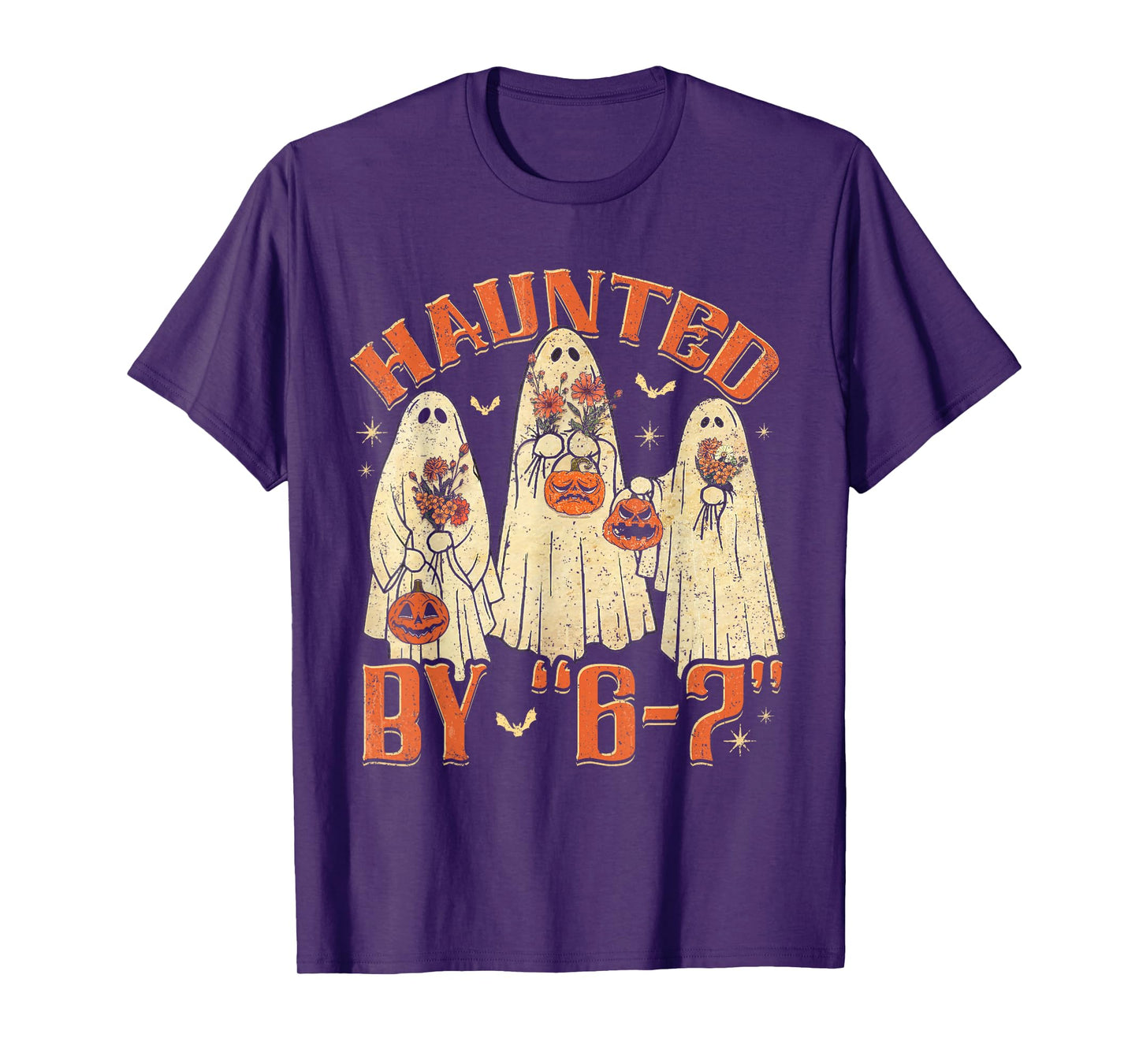 67 Meme Halloween Haunted by 6 7 Six Seven Gen Alpha Z T-Shirt