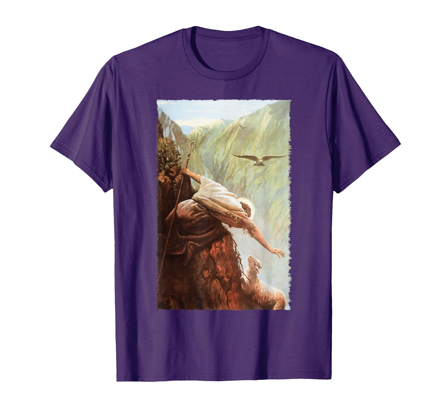 The Lost Sheep Luke 15:3-7 Christian Bible T-Shirt