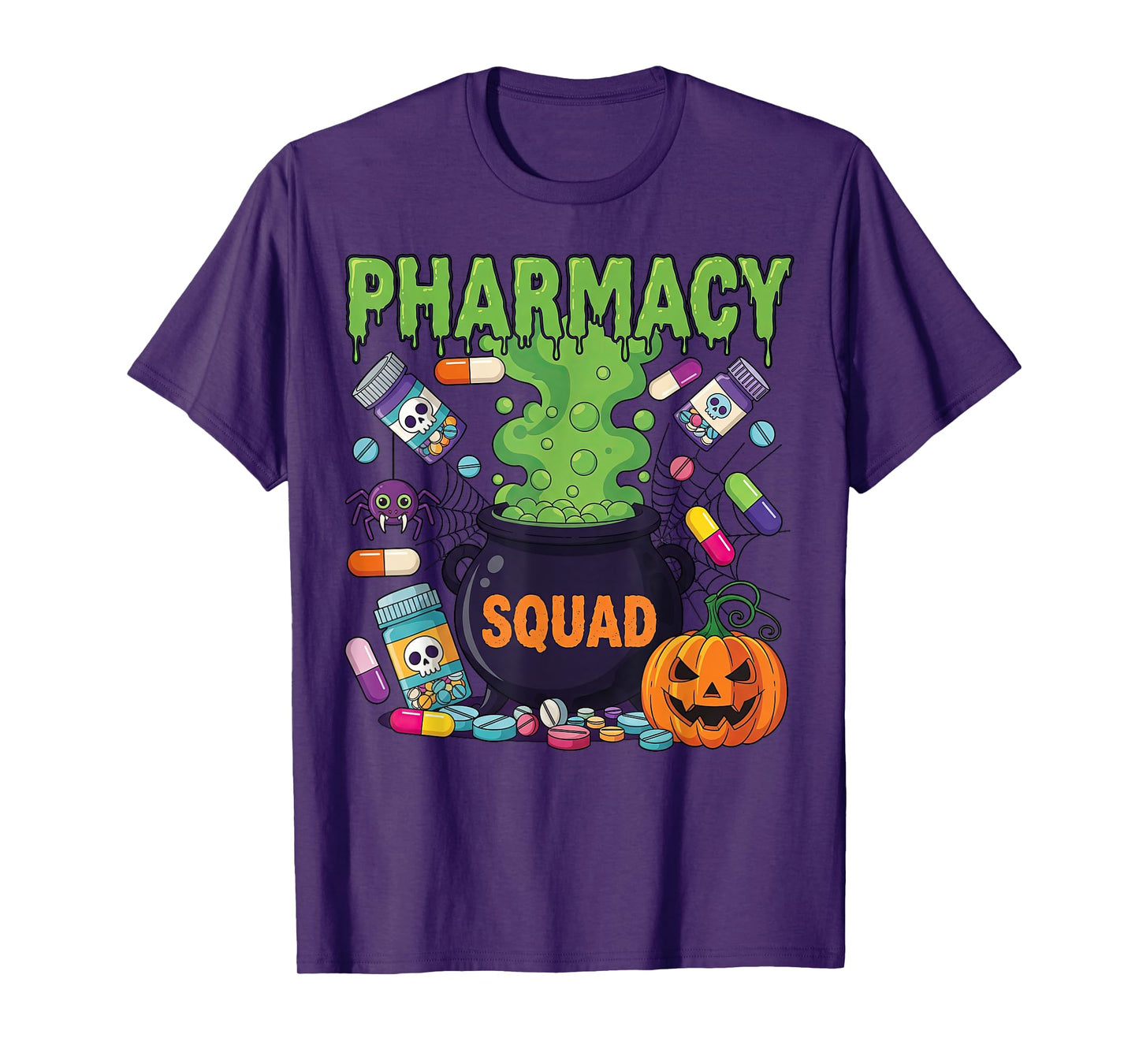 Funny Pharmacy Squad Halloween Matching Trick or Treat T-Shirt