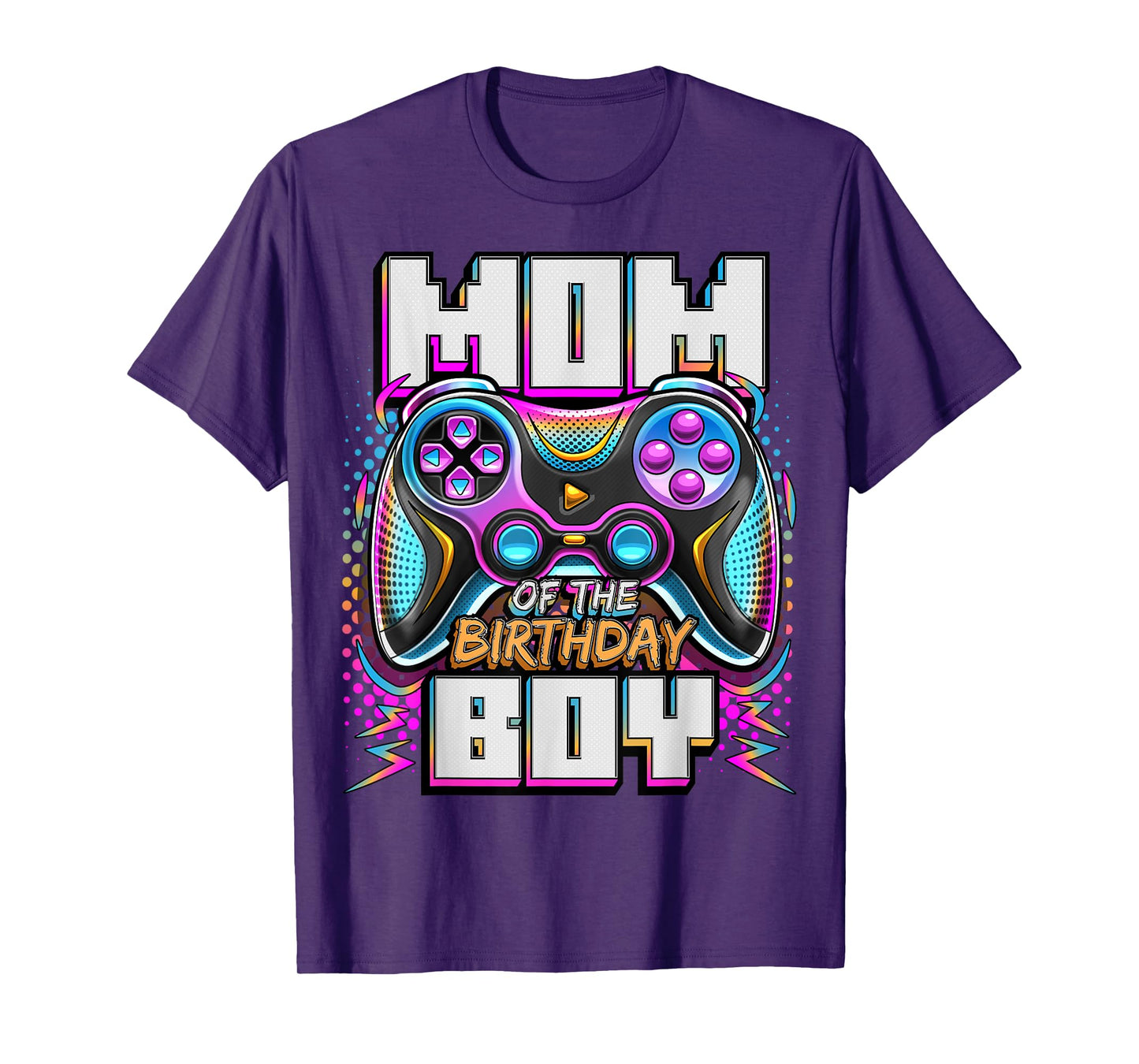 Mom of the Birthday Boy Matching Video Game Birthday Party T-Shirt