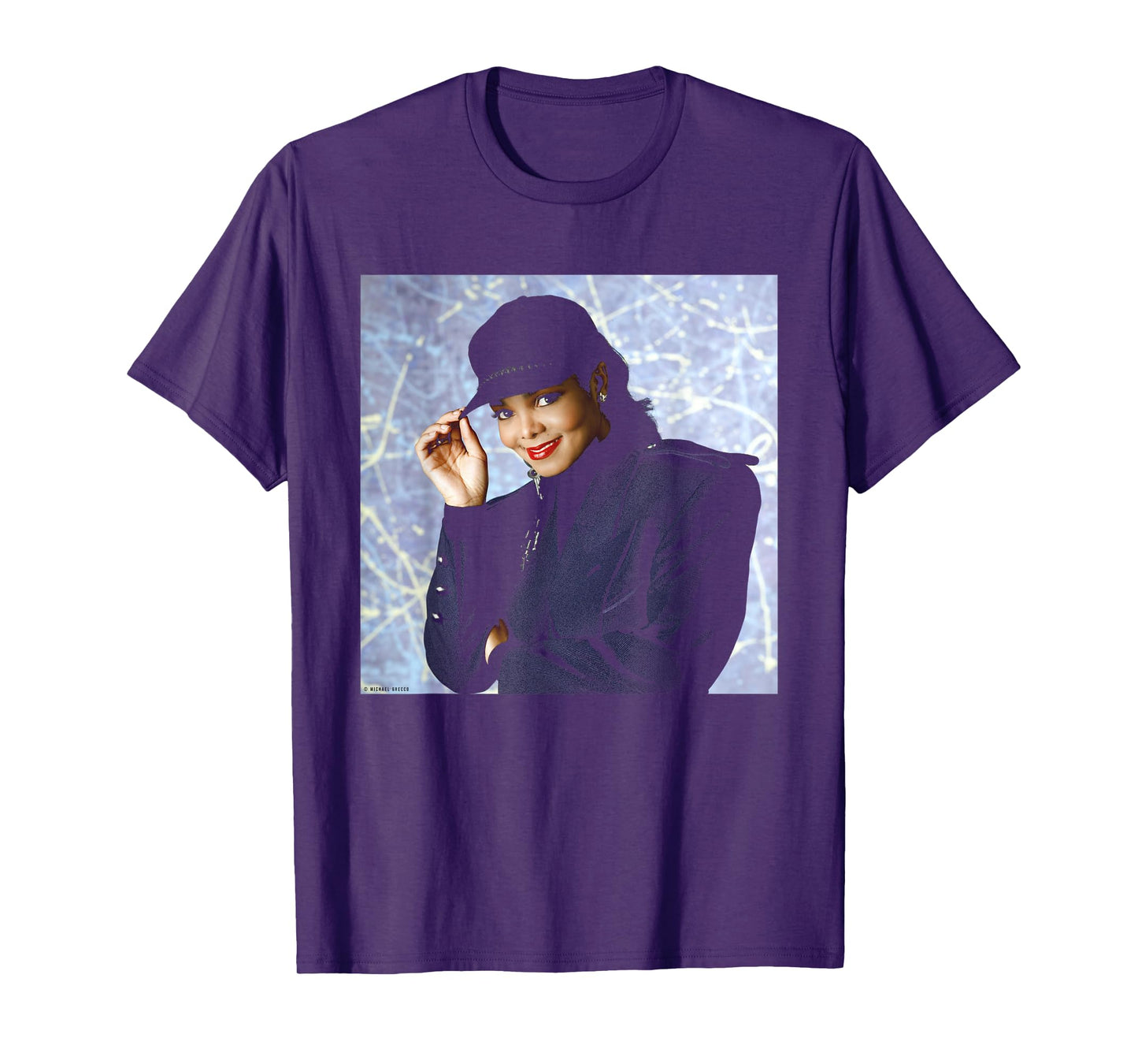 Pop Singer Janet Jackson Portrait by Michael Grecco T-Shirt