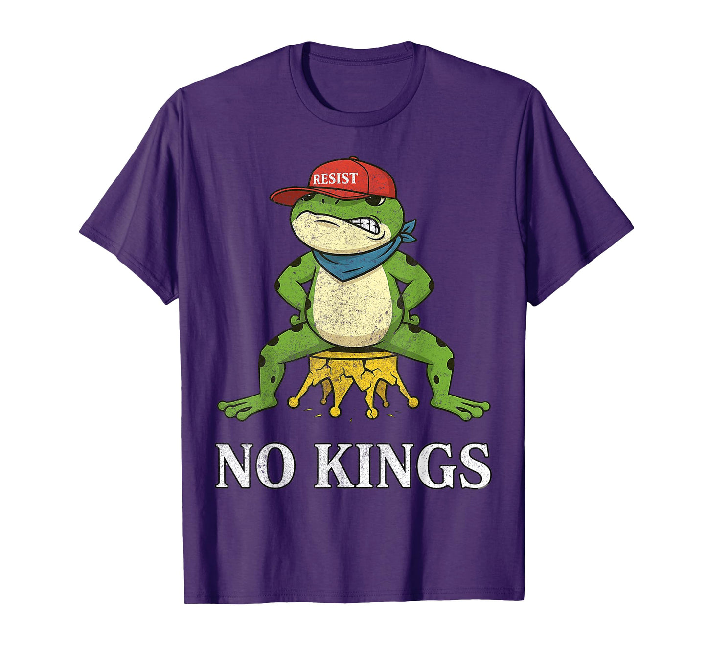 Freedom Portland Frog Resist No Kings T-Shirt