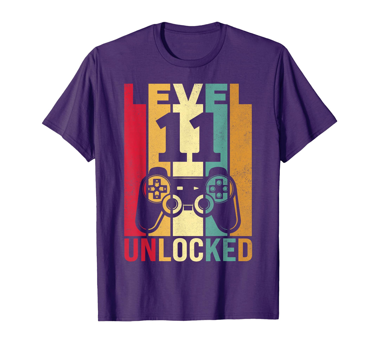 11yr 11 Birthday Boy Son Funny Gamer 11th Years Old Birthday T-Shirt