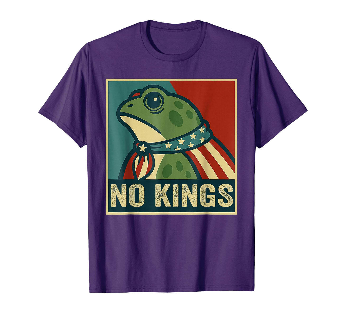 No Kings Shirt Men Women Portland Frog Protest Tees T-Shirt