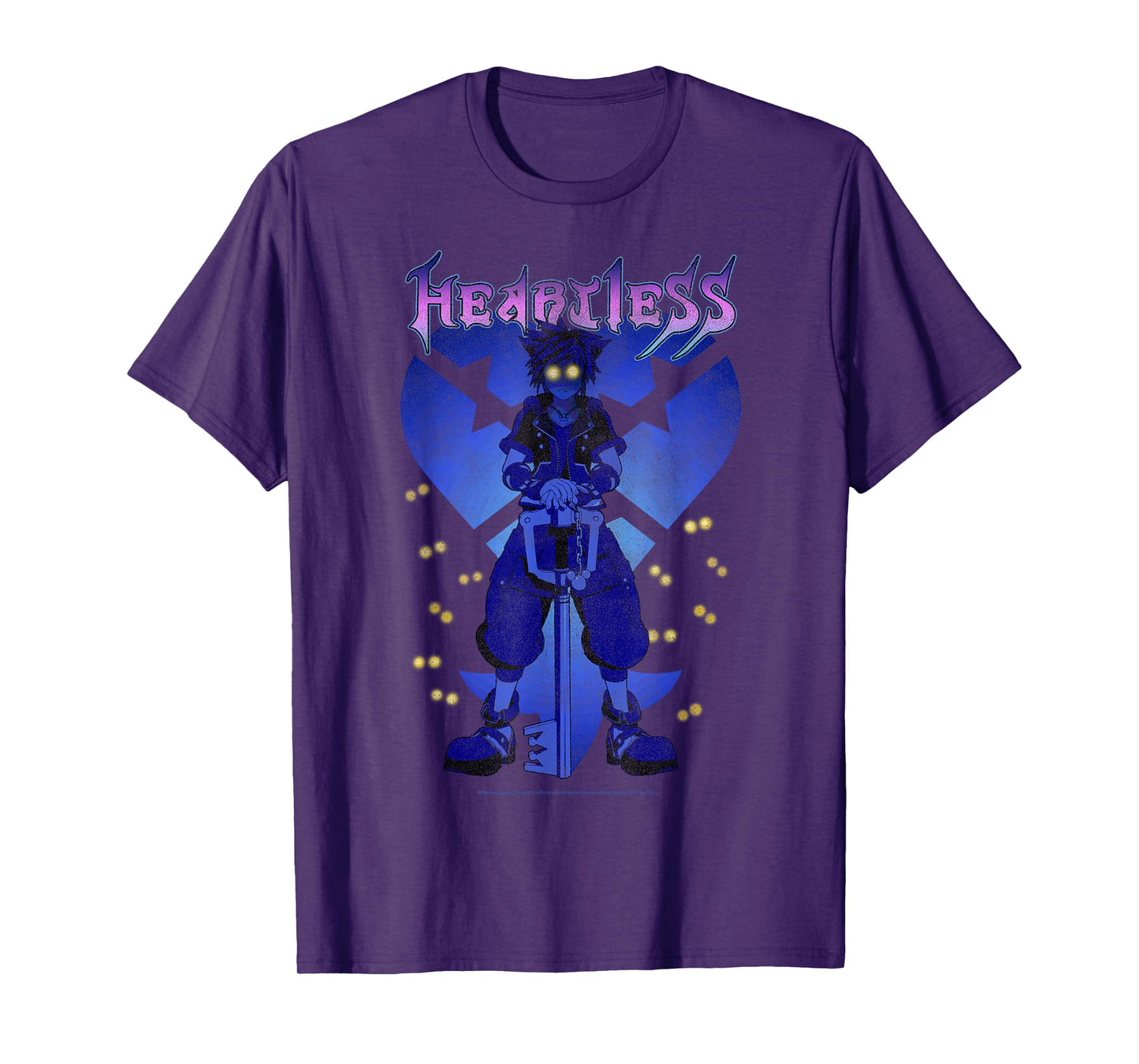 Disney Kingdom Hearts Sora Nouveau Heartless Poster T-Shirt