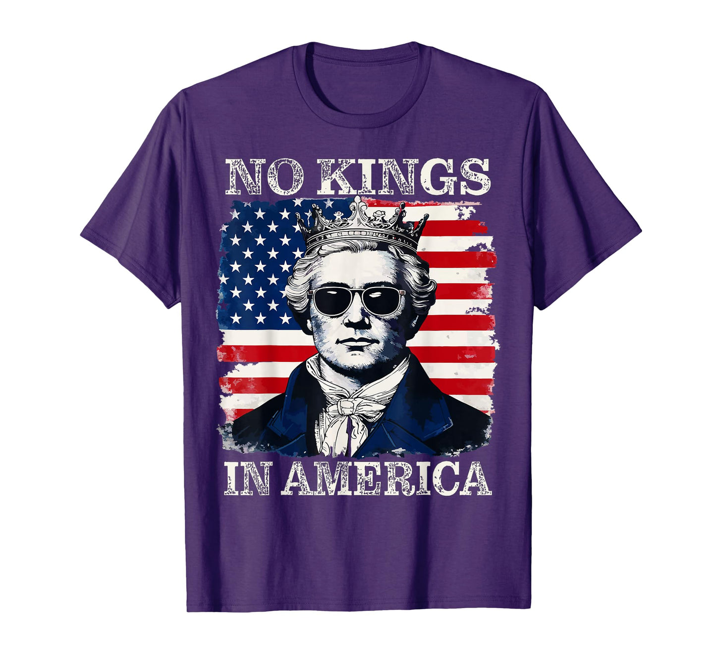 Political Free Kings Democracy No Kingdom T-Shirt