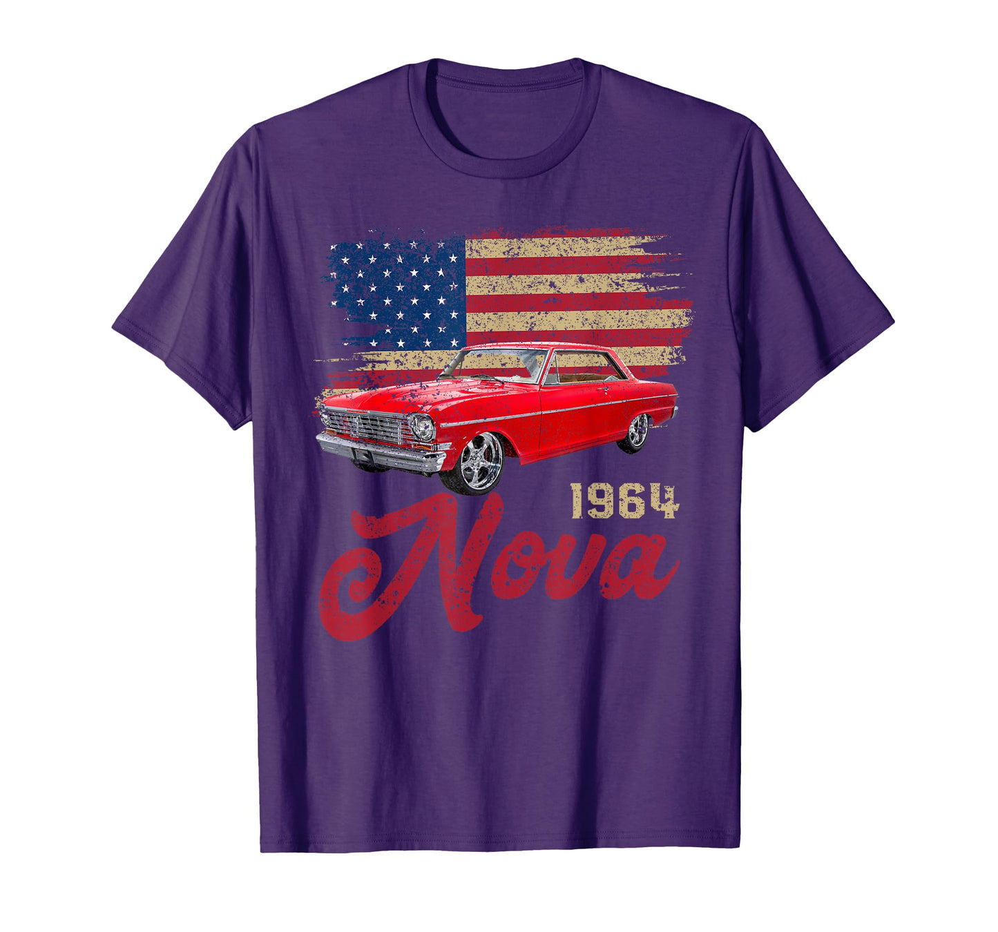 Jersey Style Nova 64 1964 Classic Old School Muscle Car T-Shirt