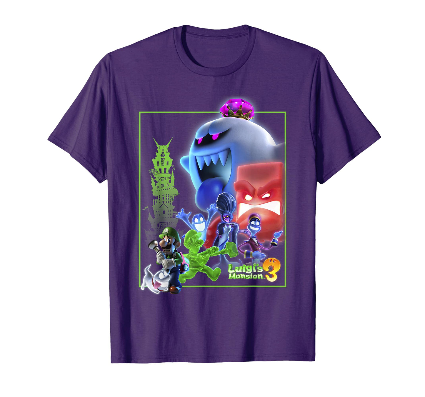 Luigi's Mansion 3 Collage Poster T-Shirt