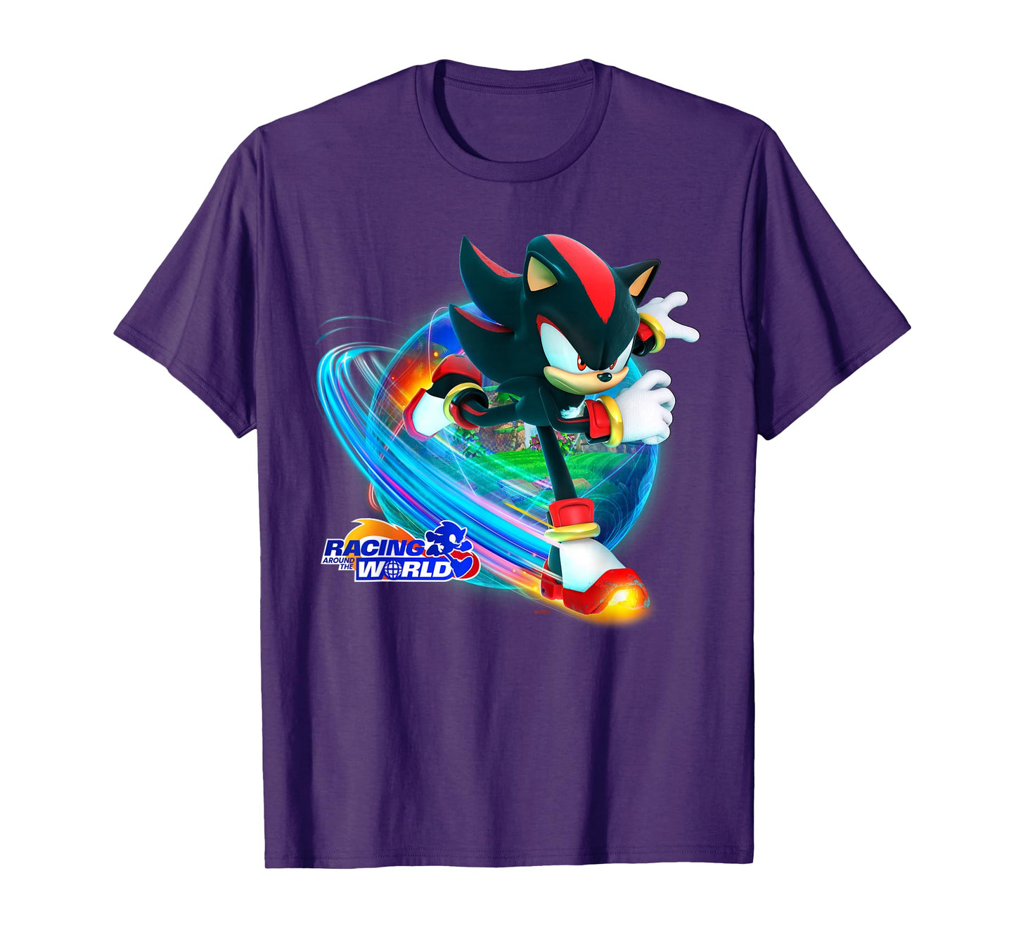 Sonic the Hedgehog - Racing Around the World Shadow T-Shirt