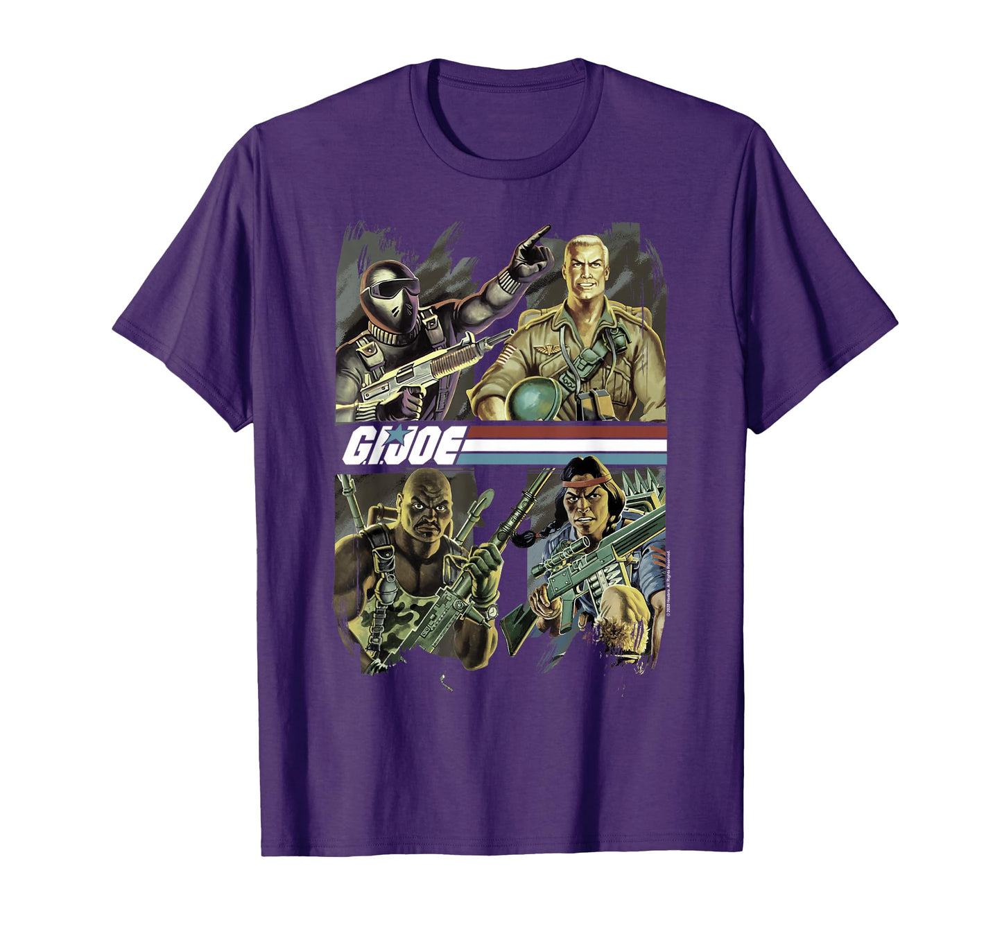 G.I. Joe Team Leader & Original Four Classic Comic Poster T-Shirt