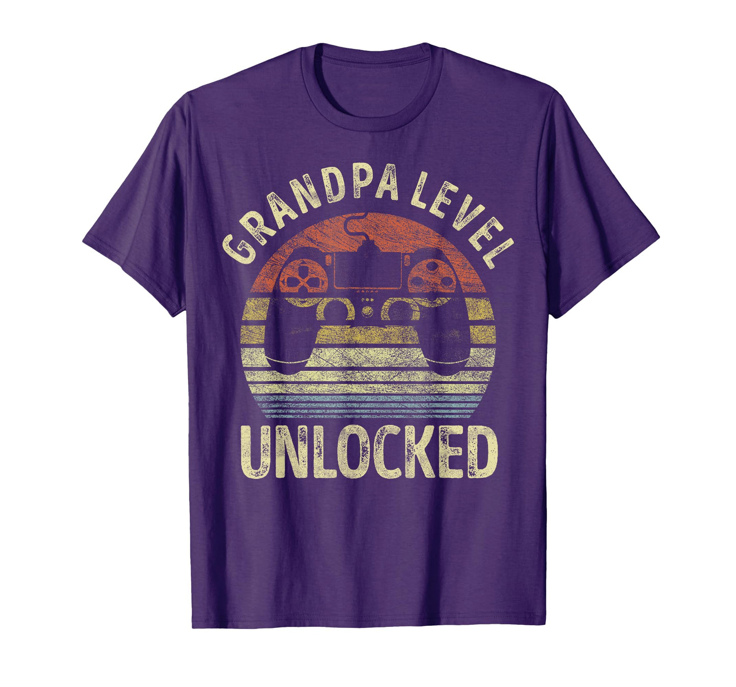 Grandpa Level Unlocked, Gaming Video Game Dad, Funny Gaming T-Shirt