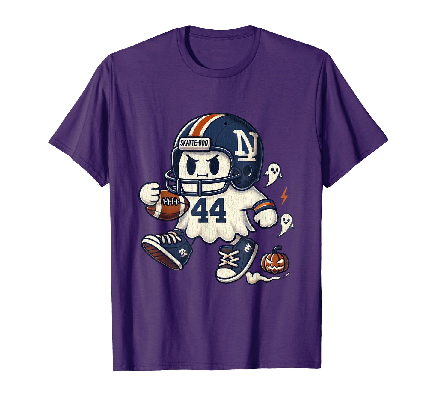 Vintage Cam Skattebo Skatte-Boo Cute Ghost Football Lovers T-Shirt