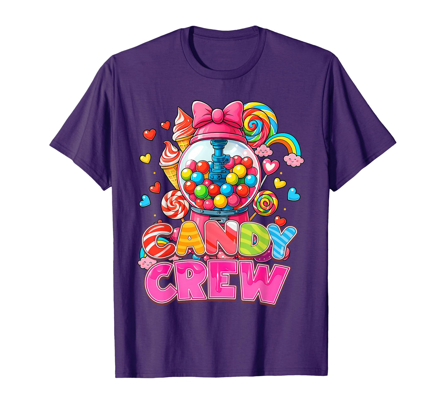 Candy Crew Candy Costume Women Candy Land Kids Sweetie T-Shirt