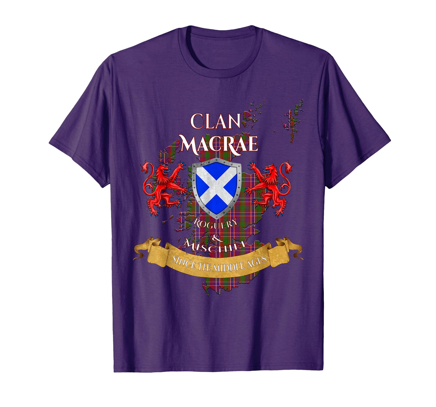 MacRae Scottish Family Clan Middle Ages Mischief T-Shirt