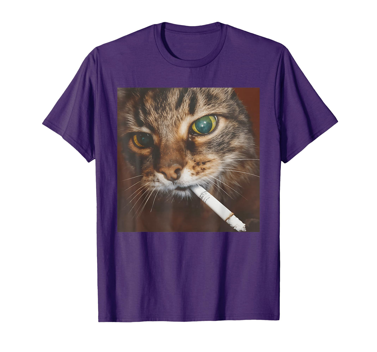 Funny Smoking Cat, Cigarette Kitty Gen Z Meme, Cat Lover T-Shirt
