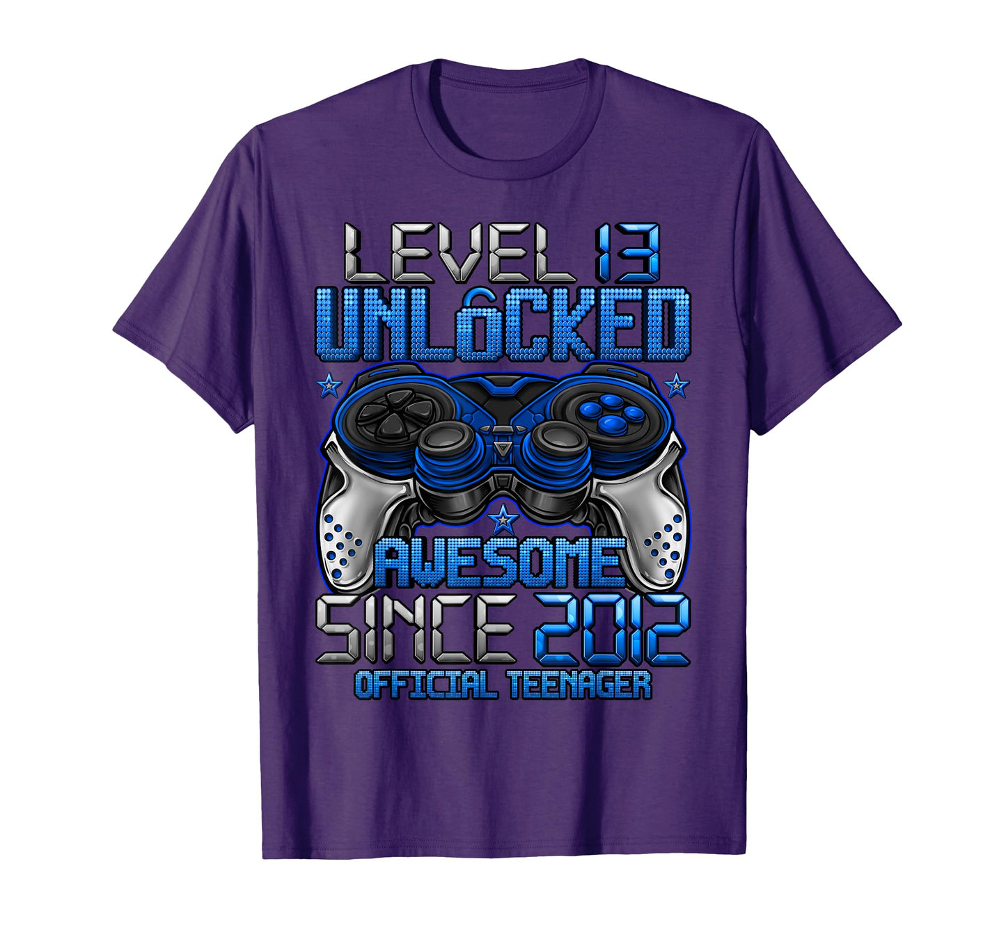 Official Teenager Level 13 Unlocked Gifts 13th Birthday Boy T-Shirt