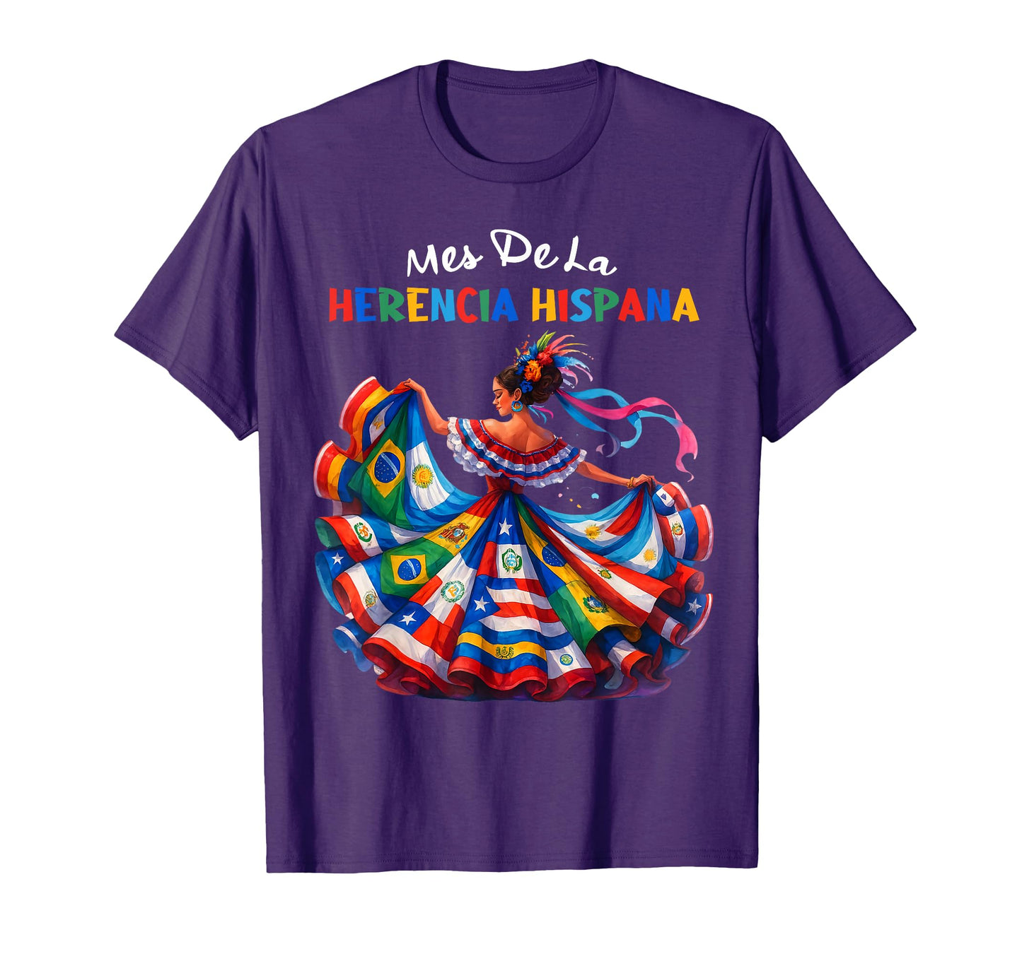 Mes De La Herencia Hispana Hispanic Heritage Month Womeen T-Shirt