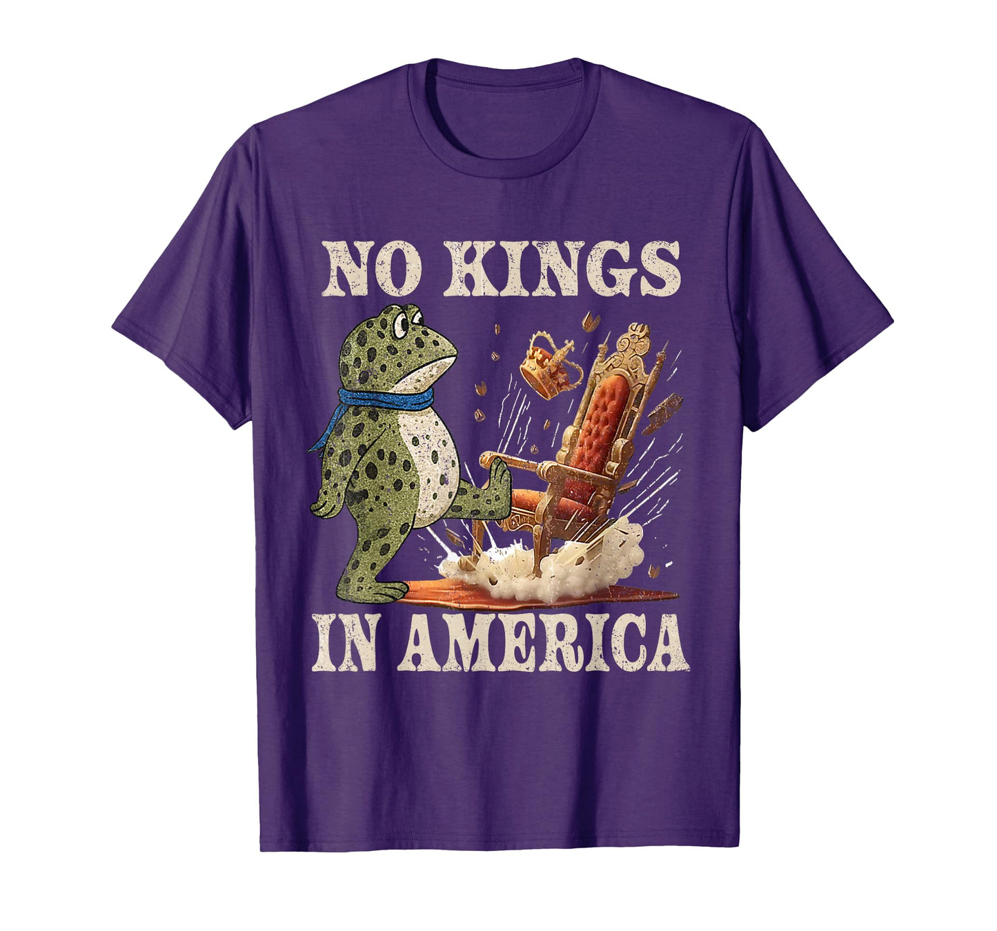 Frog Protest No Kings in America Resist Frog Portland Frog T-Shirt
