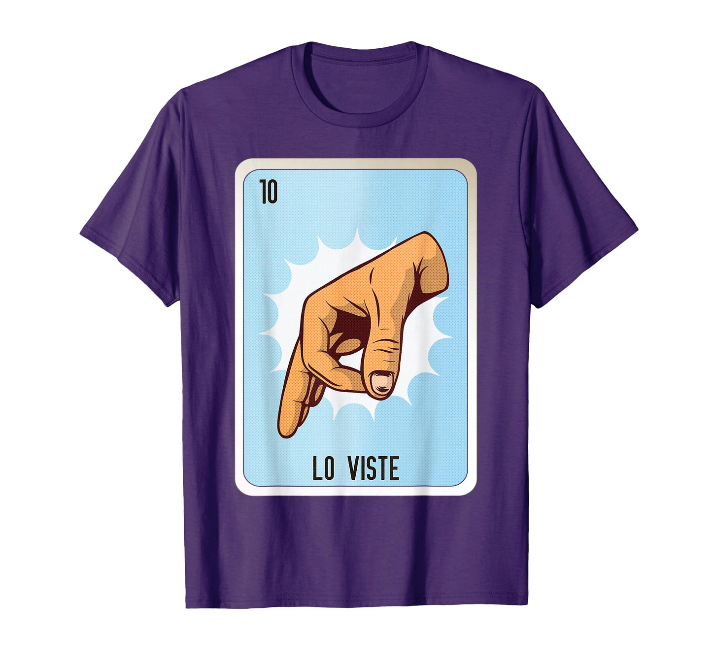 Lo Viste Mexican Slang Chicano Bingo Cards T-Shirt