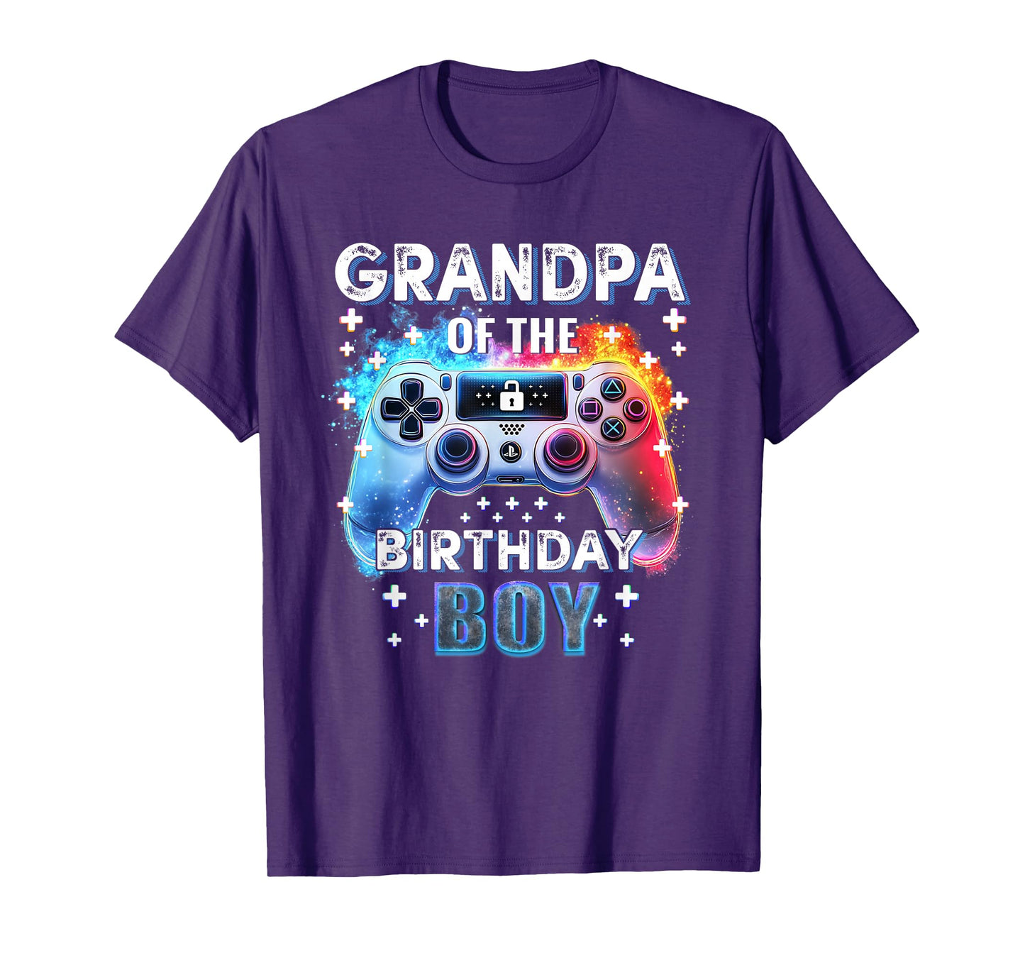 Grandpa of the Birthday Boy Video Gamer Birthday T-Shirt