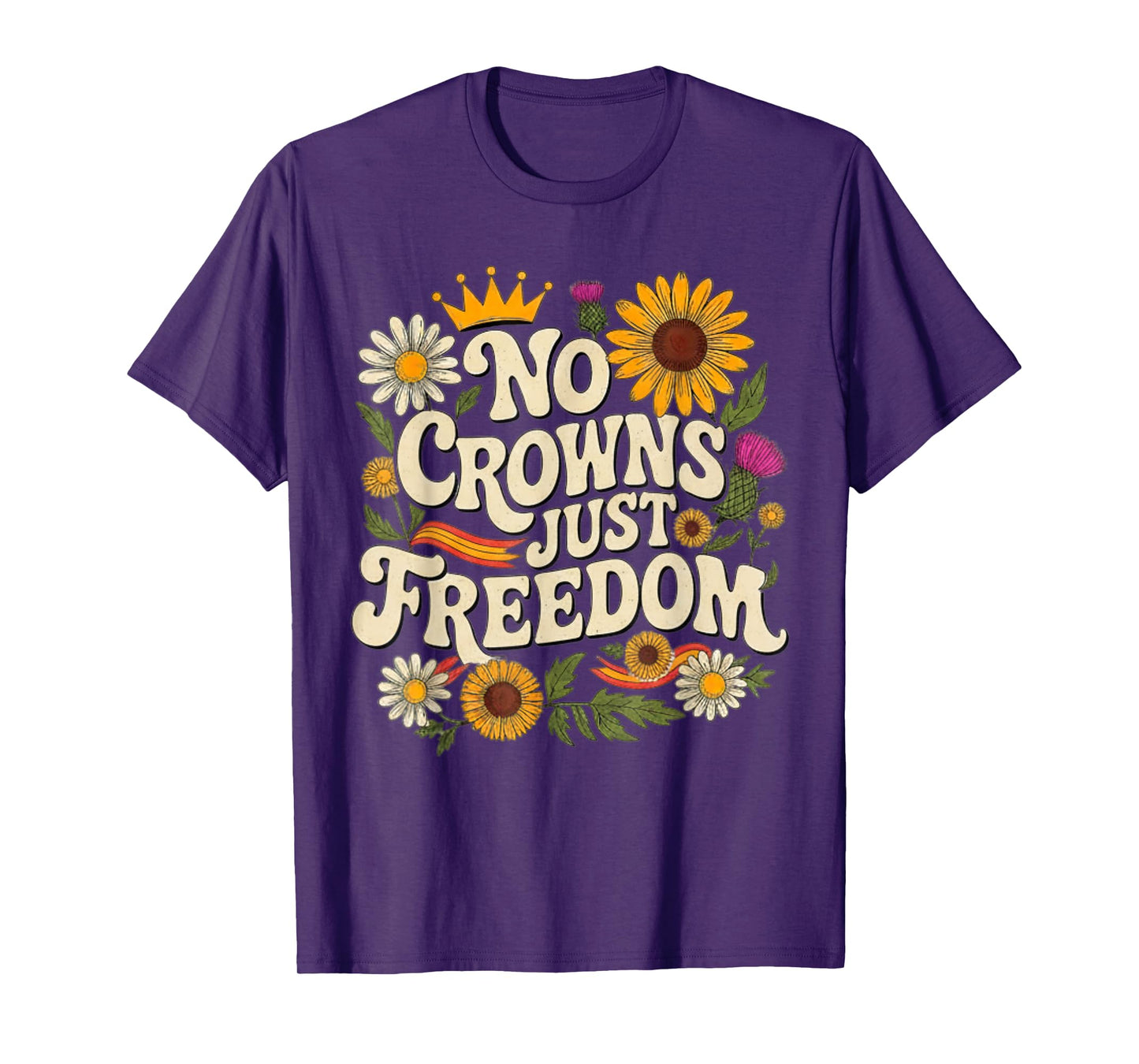 Kings Less and Unbowed No Crowns Just Freedom T-Shirt