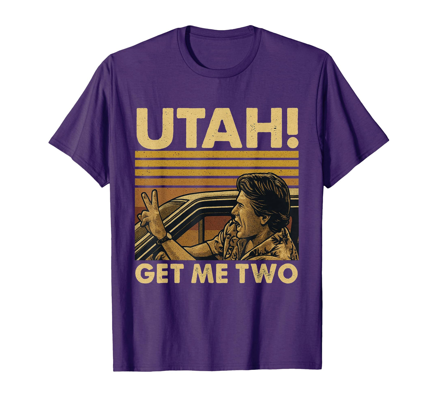 Funny Utah Get Me Two Vintage Quote Graphic T-Shirt