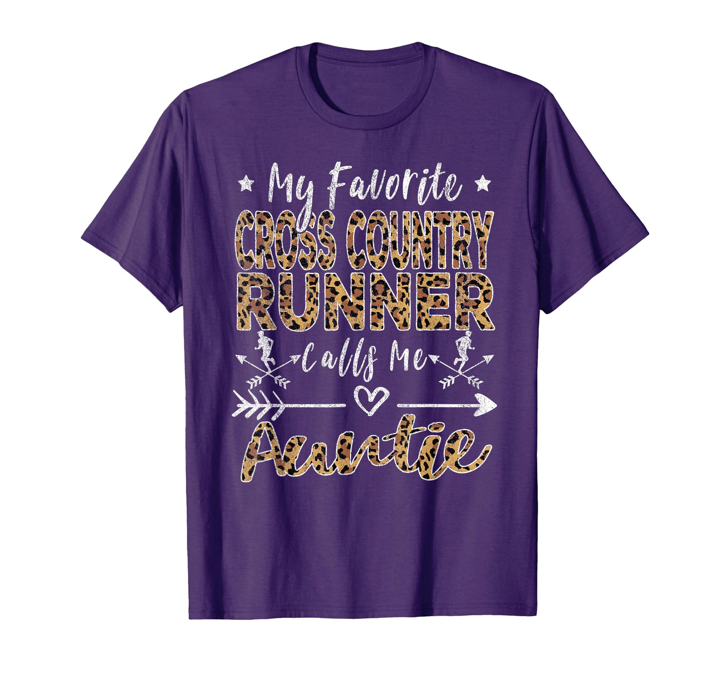 My Favorite Cross Country Runner Calls Me Auntie Aunt T-Shirt