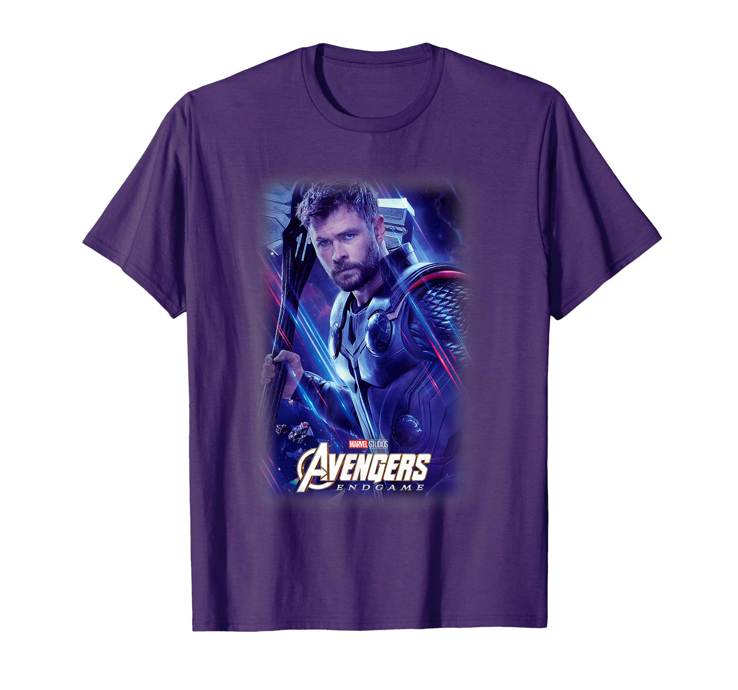 Marvel Avengers Endgame Thor Galactic Poster T-Shirt