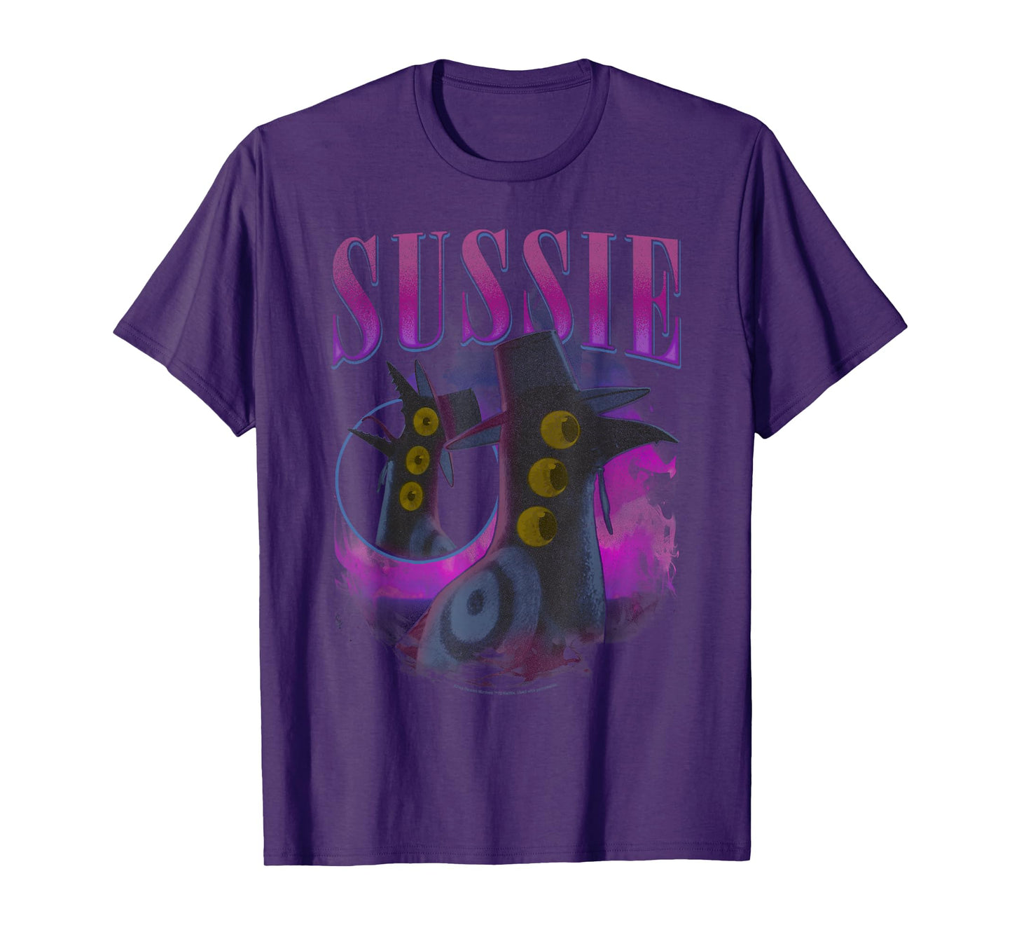 Kpop Demon Hunters Halloween Sussie Y2K Distressed Poster T-Shirt