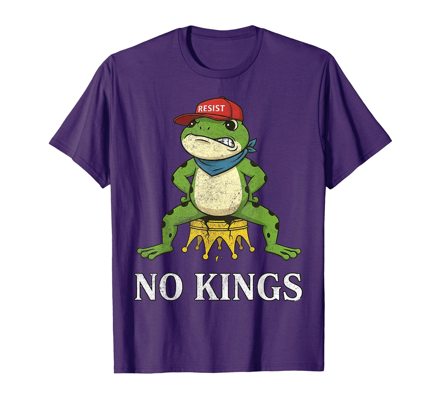Freedom Portland Frog Resist No Kings T-Shirt