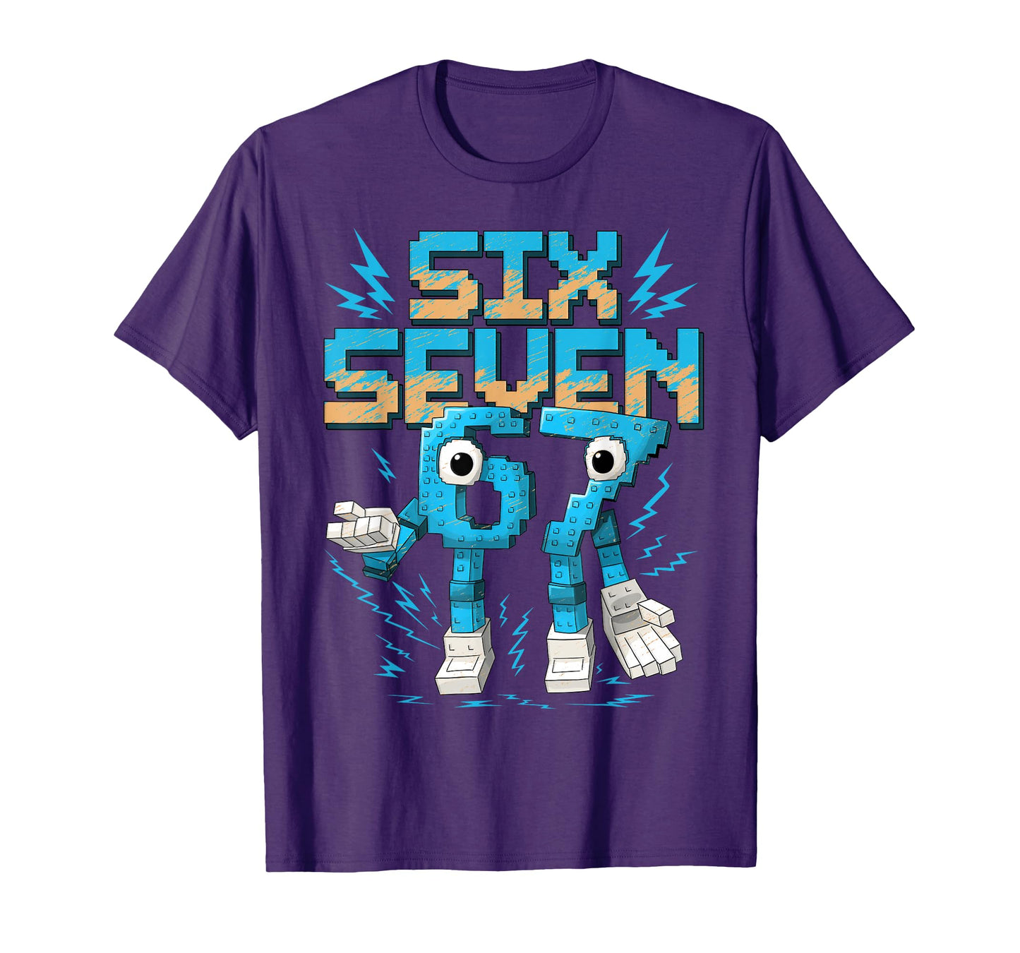Meme 67 Six Seven 6 7 Italian Brainrot for Men Women Kids T-Shirt