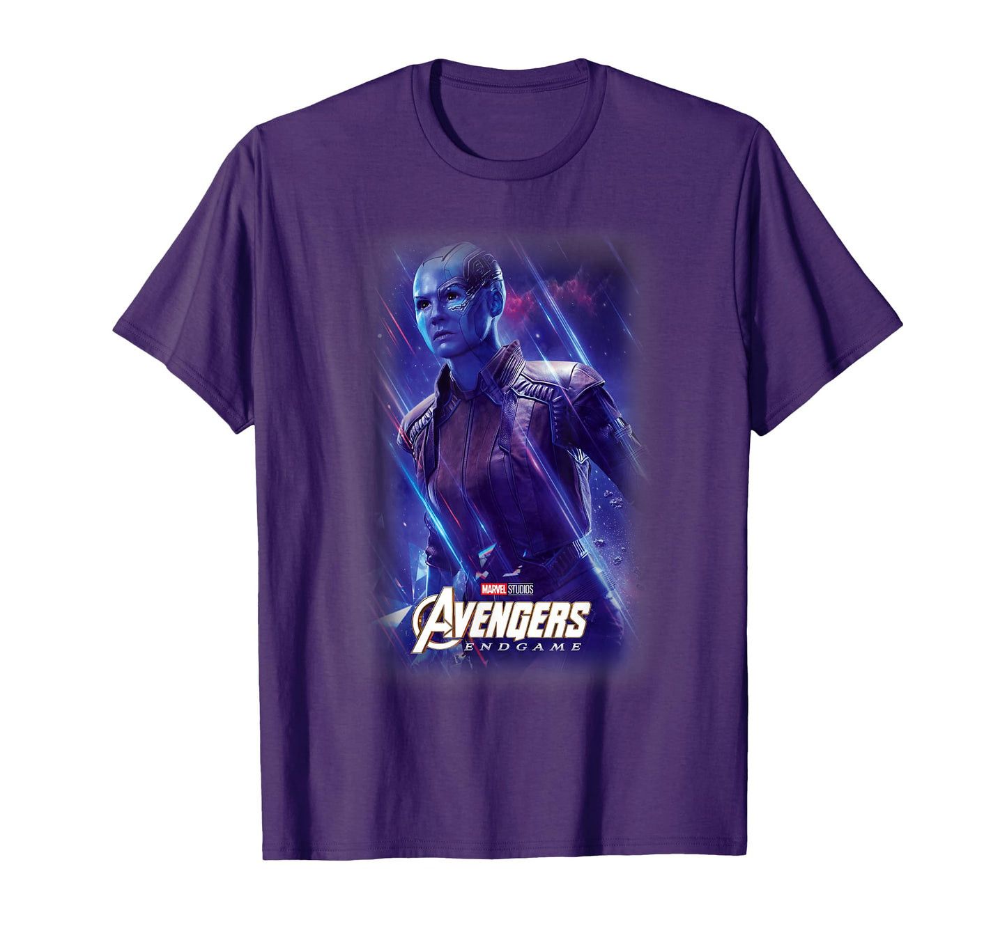 Marvel Avengers Endgame Nebula Galactic Poster T-Shirt