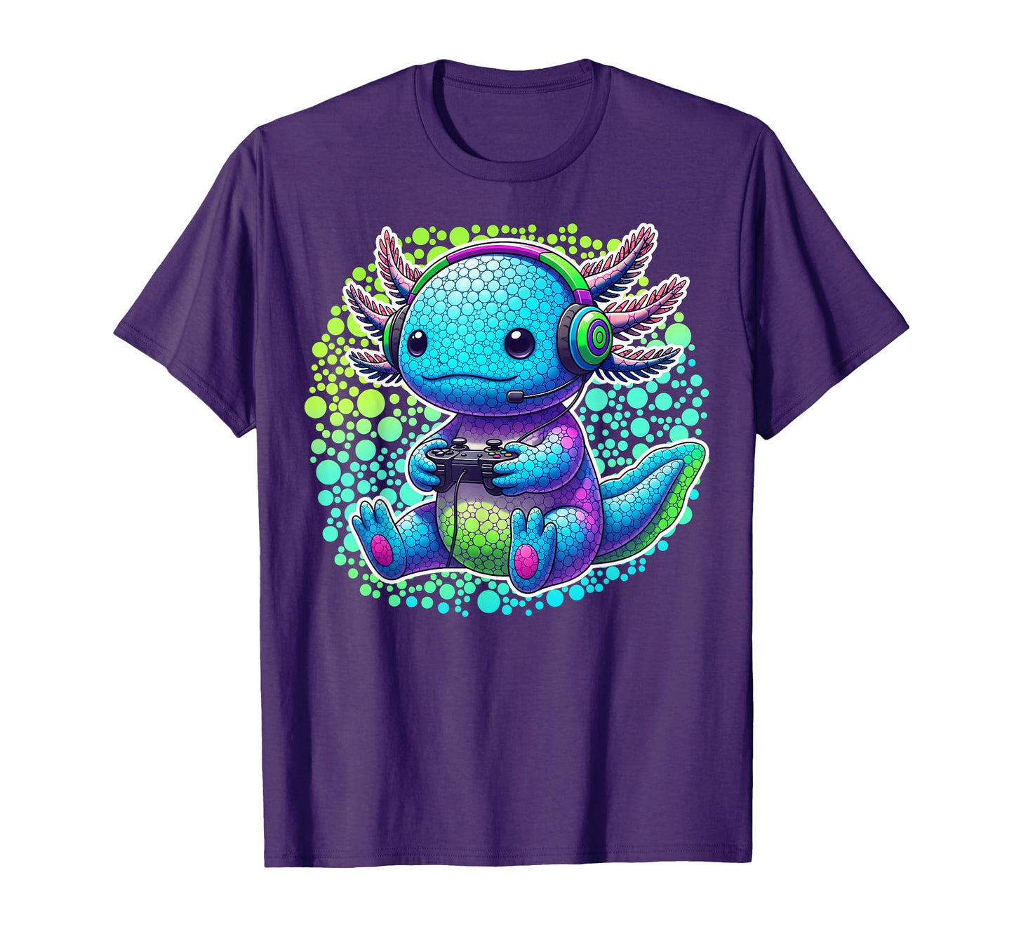 Happy Dot Day Axolotl Gamer Gamesolotl Kids Boys Girls Youth T-Shirt